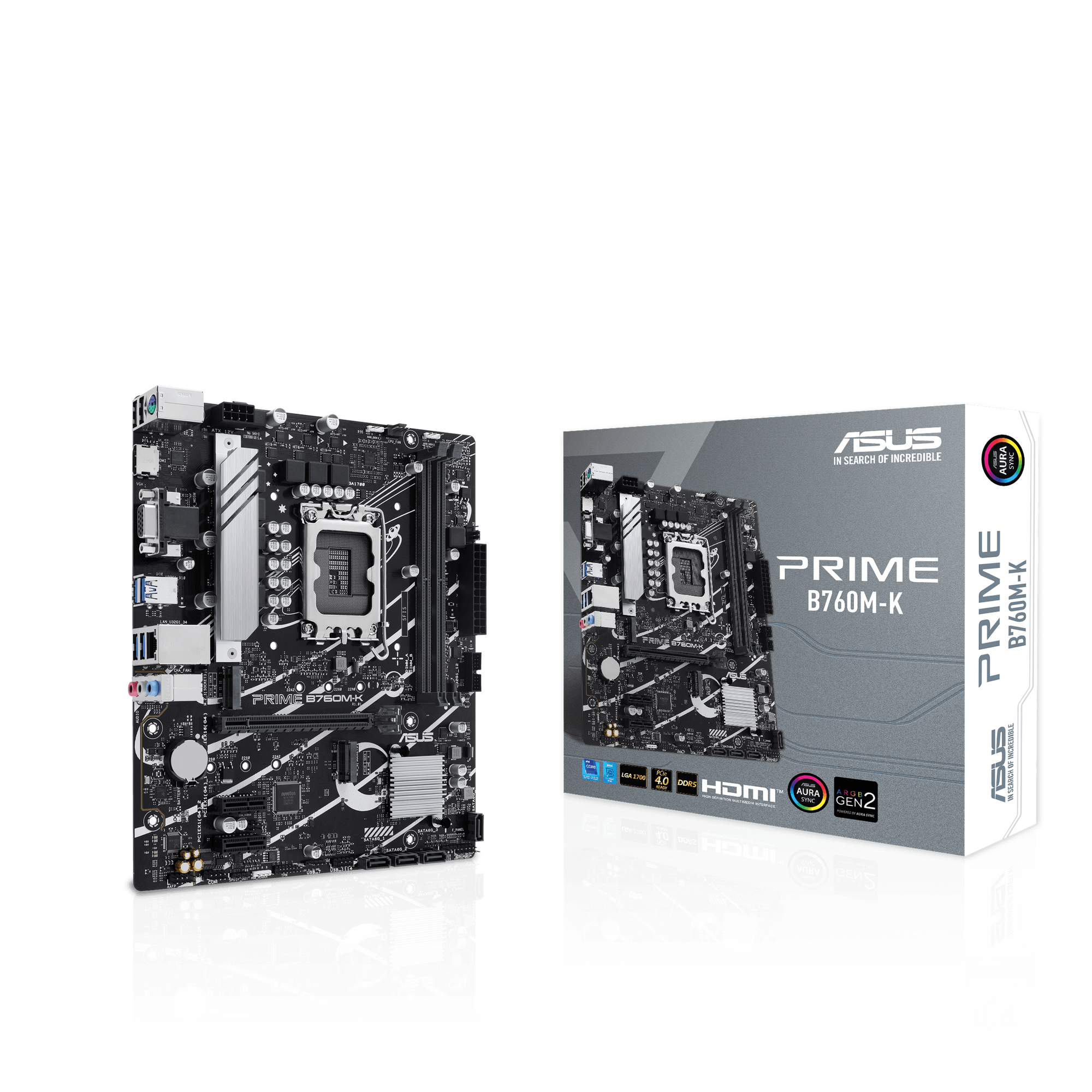 ASUS PRIME B760M-K Gaming Mainboard Sockel Intel LGA 1700 thumbnail 6