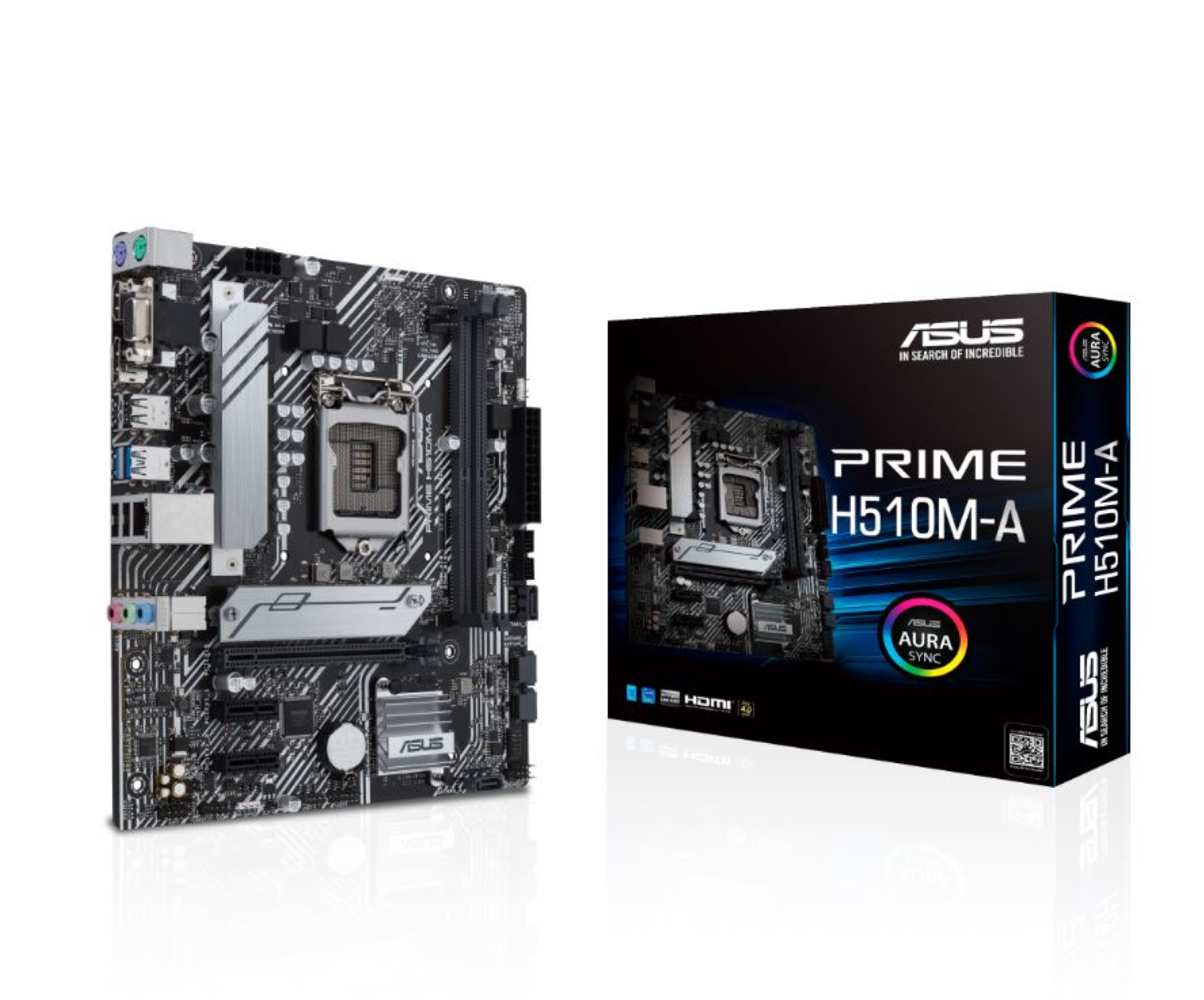 ASUS Prime H510M-A Gaming Socket Intel Carte mère LGA1200 thumbnail 1
