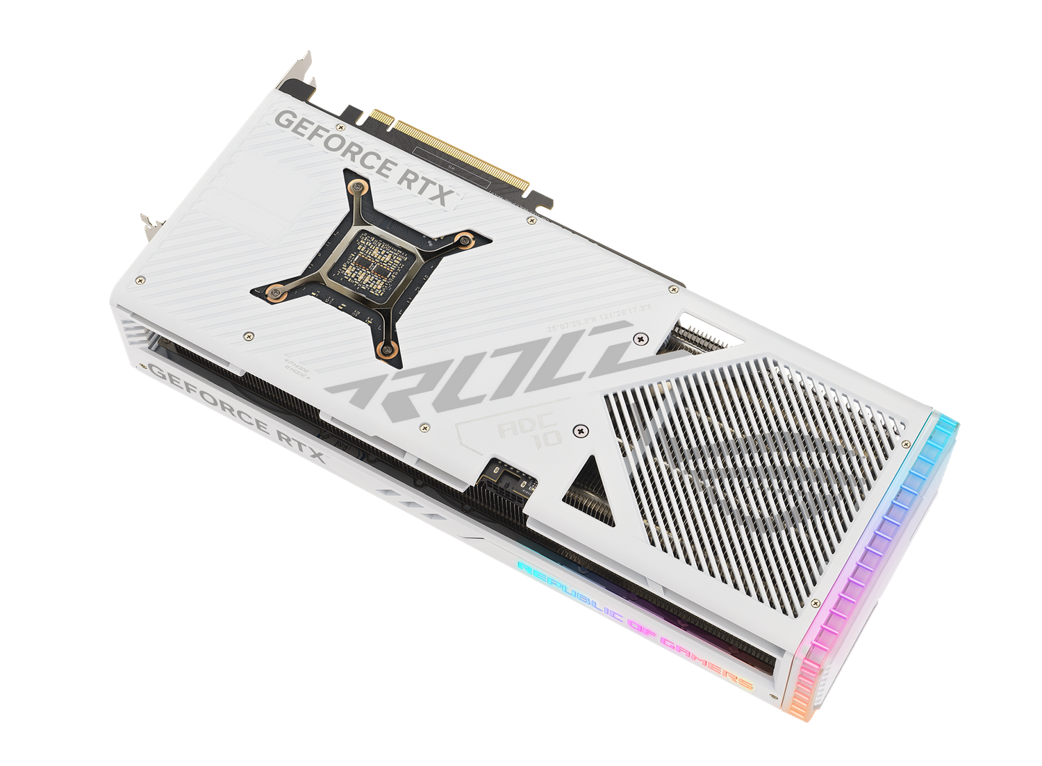 ASUS ROG Strix GeForce RTX 4080 16GB White OC Edition GDDR6X Gaming Grafikkarte thumbnail 5
