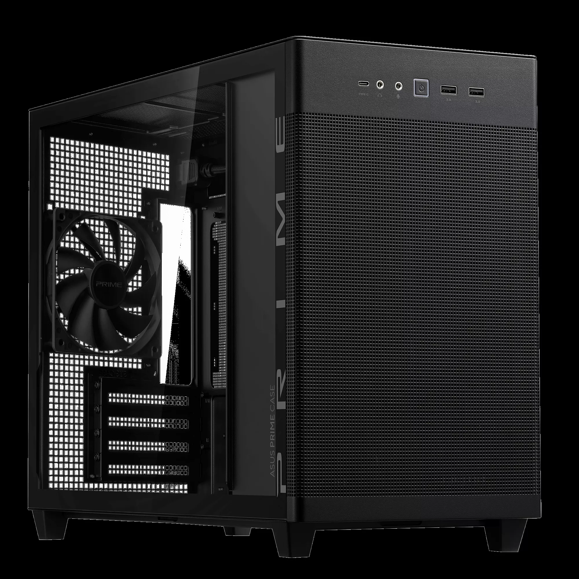 ASUS Prime AP201 Tempered Glass MicroATX case black ASUS Prime AP201 Tempered Glass MicroATX case black