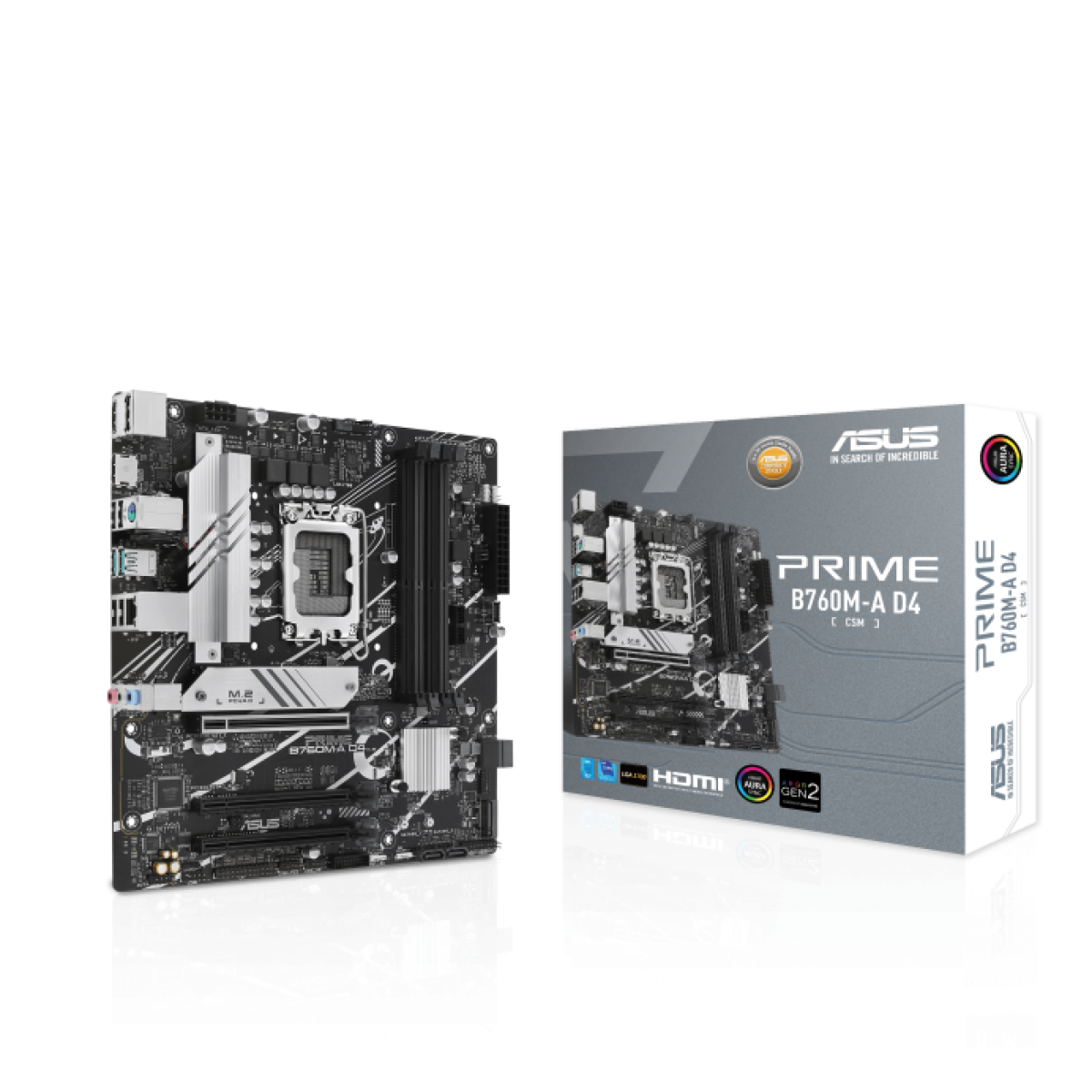 ASUS PRIME B760M-A D4-CSM Business Mainboard Sockel Intel LGA 1700 