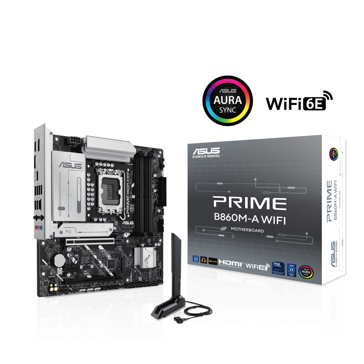 ASUS PRIME B860M-A WIFI Gaming Mainboard Sockel Intel LGA 1851