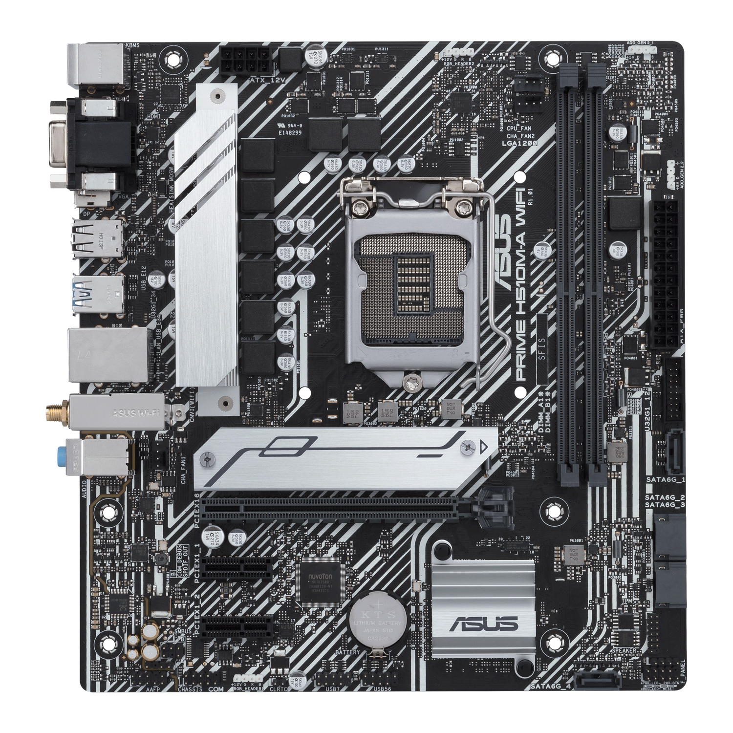 ASUS Prime H510M-A WIFI Mainboard Sockel Intel LGA 1200 thumbnail 5