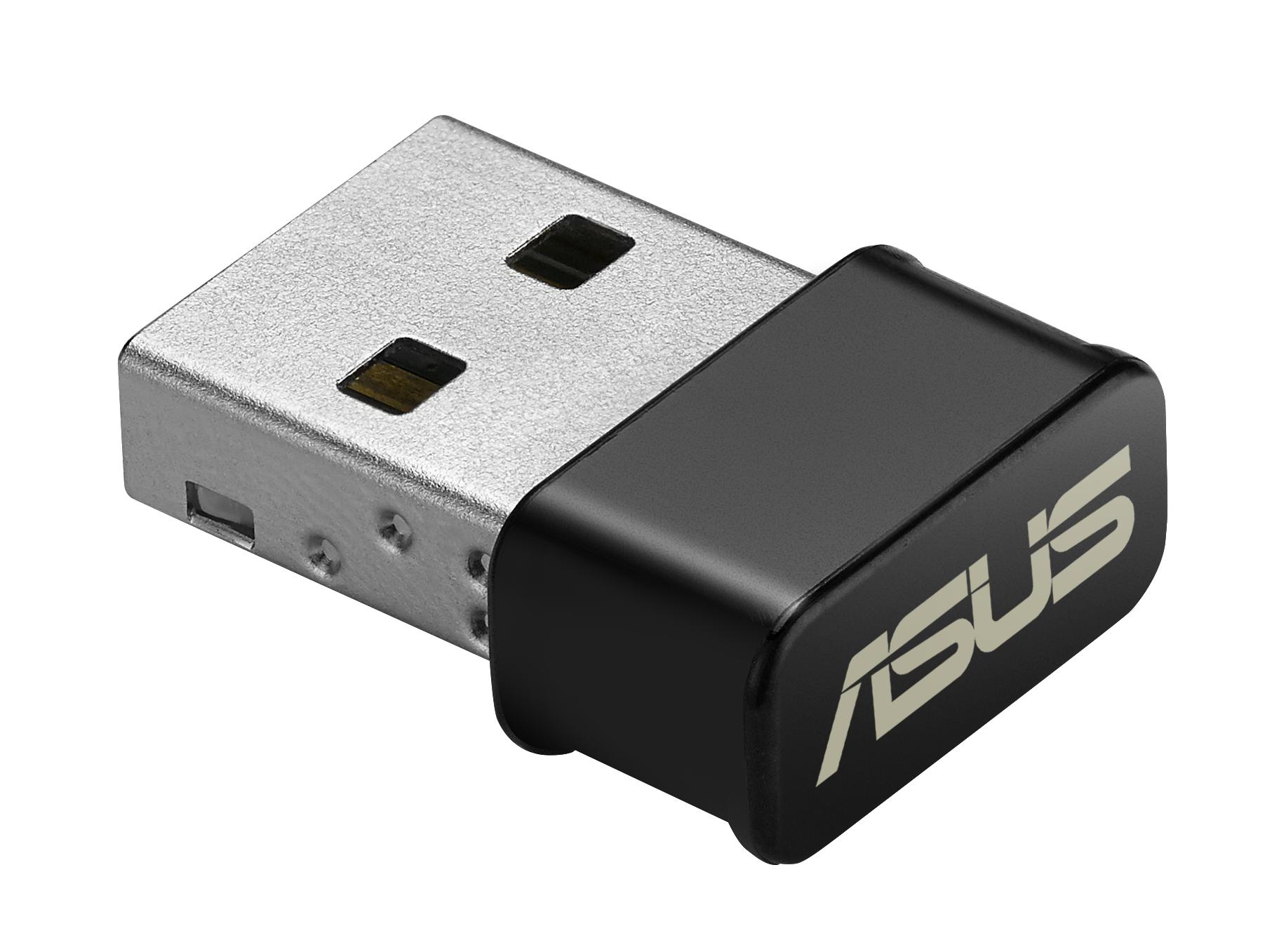 ASUS USB-AC53 Nano AC1200 bi-bande Clé USB Wi-Fi (802.11ac, MU-Mimo) thumbnail 1