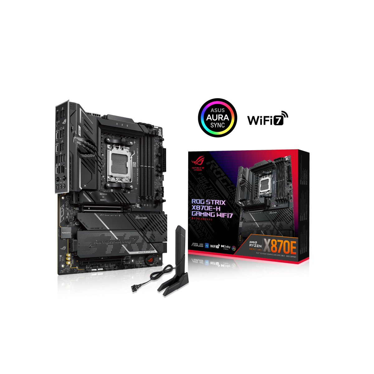 ASUS ROG STRIX X870E-H GAMING WIFI7 Mainboard Sockel AMD AM5 