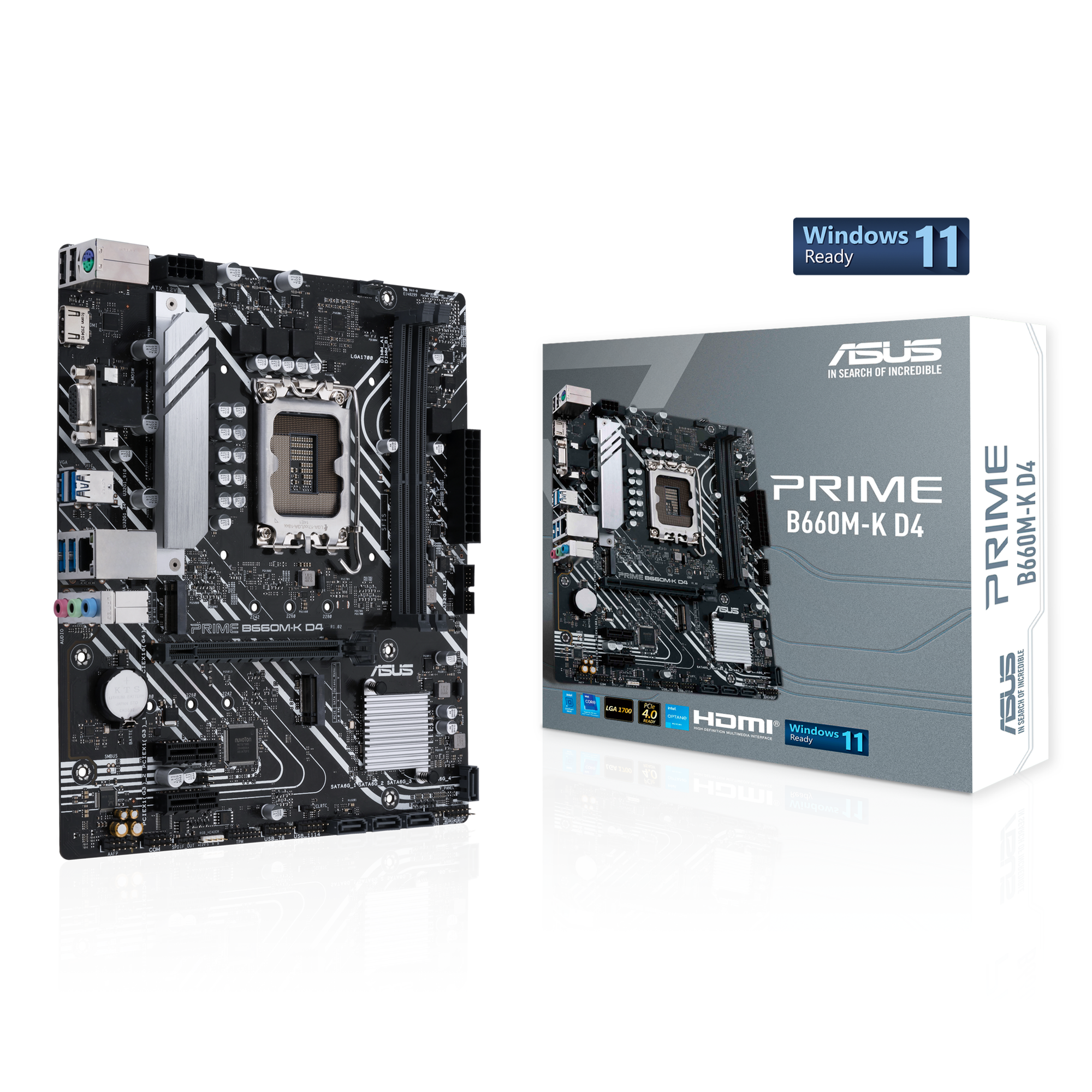 ASUS PRIME B660M-K D4 Gaming Mainboard Sockel Intel LGA 1700 thumbnail 3