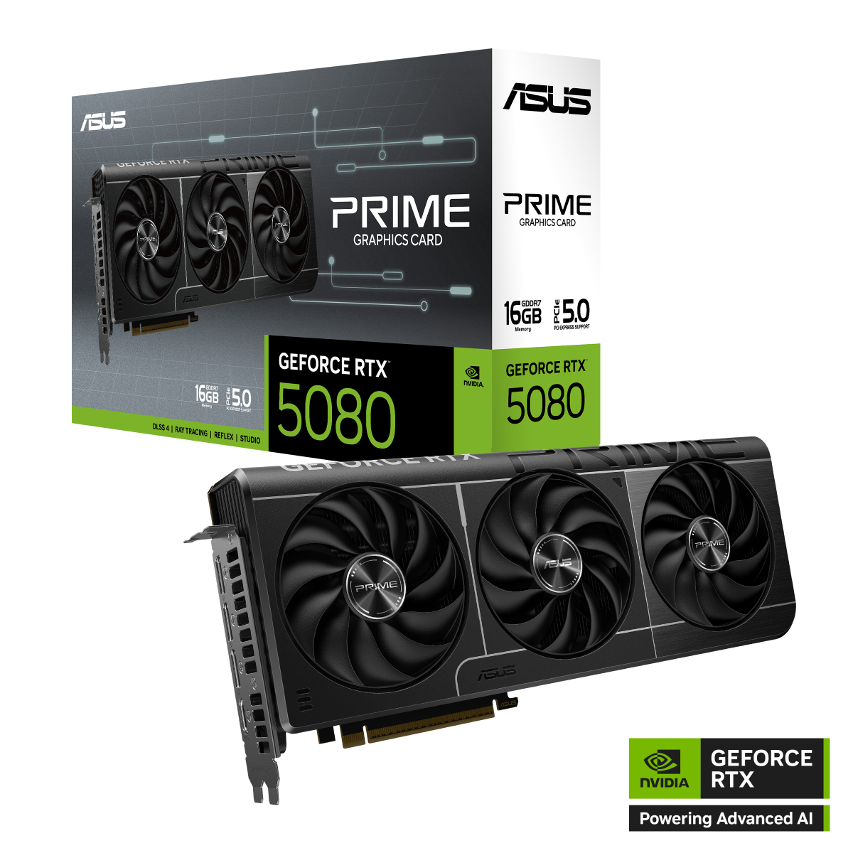 ASUS Prime GeForce RTX 5080 16GB GDDR7 Gaming Grafikkarte