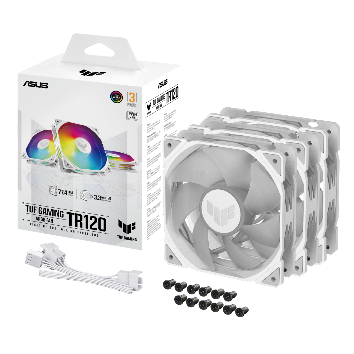 TUF Gaming TR120 ARGB Fan - Triple Pack thumbnail 5