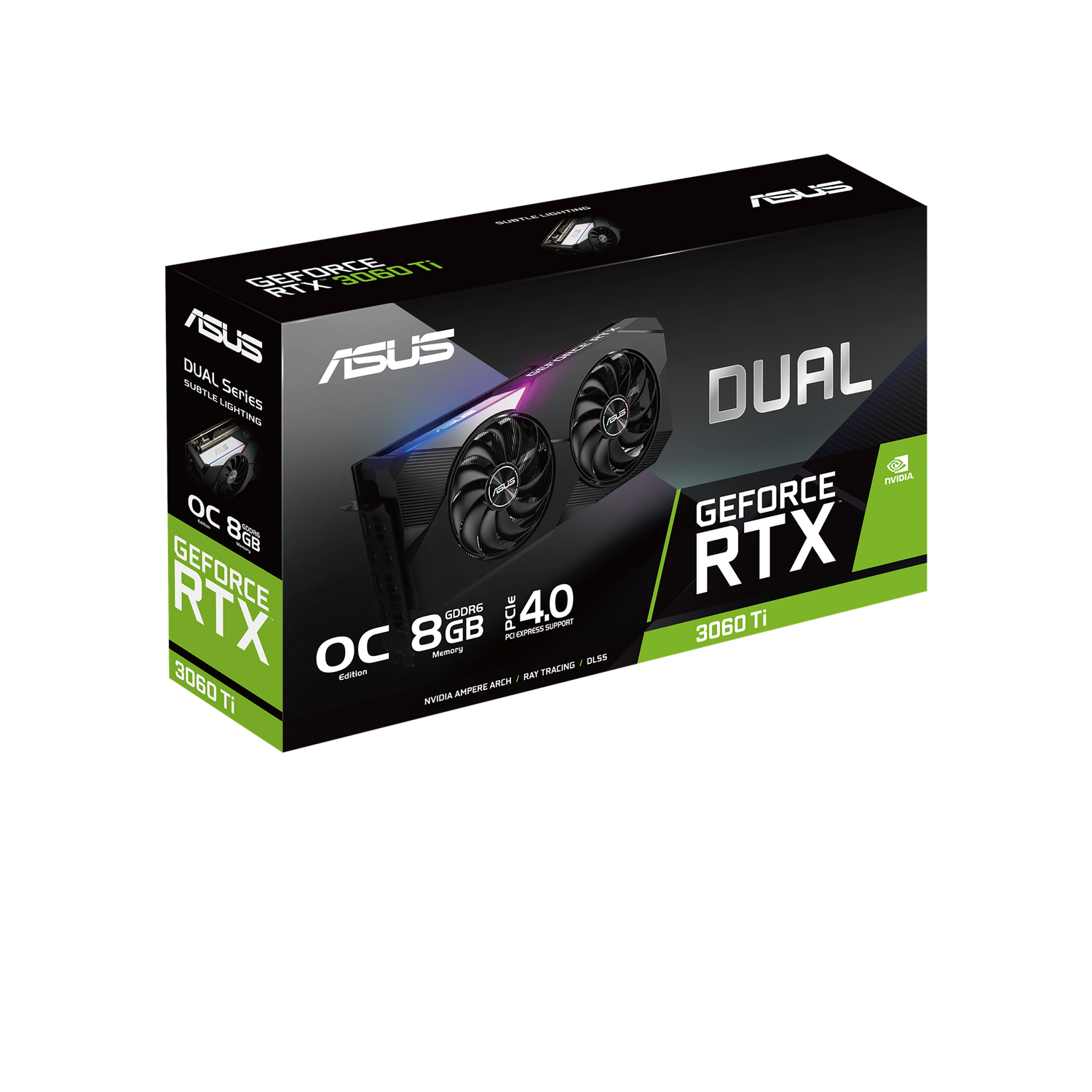 ASUS Dual GeForce RTX3060 TI Mini 8G V2 OC Edition Gaming Grafikkarte thumbnail 2