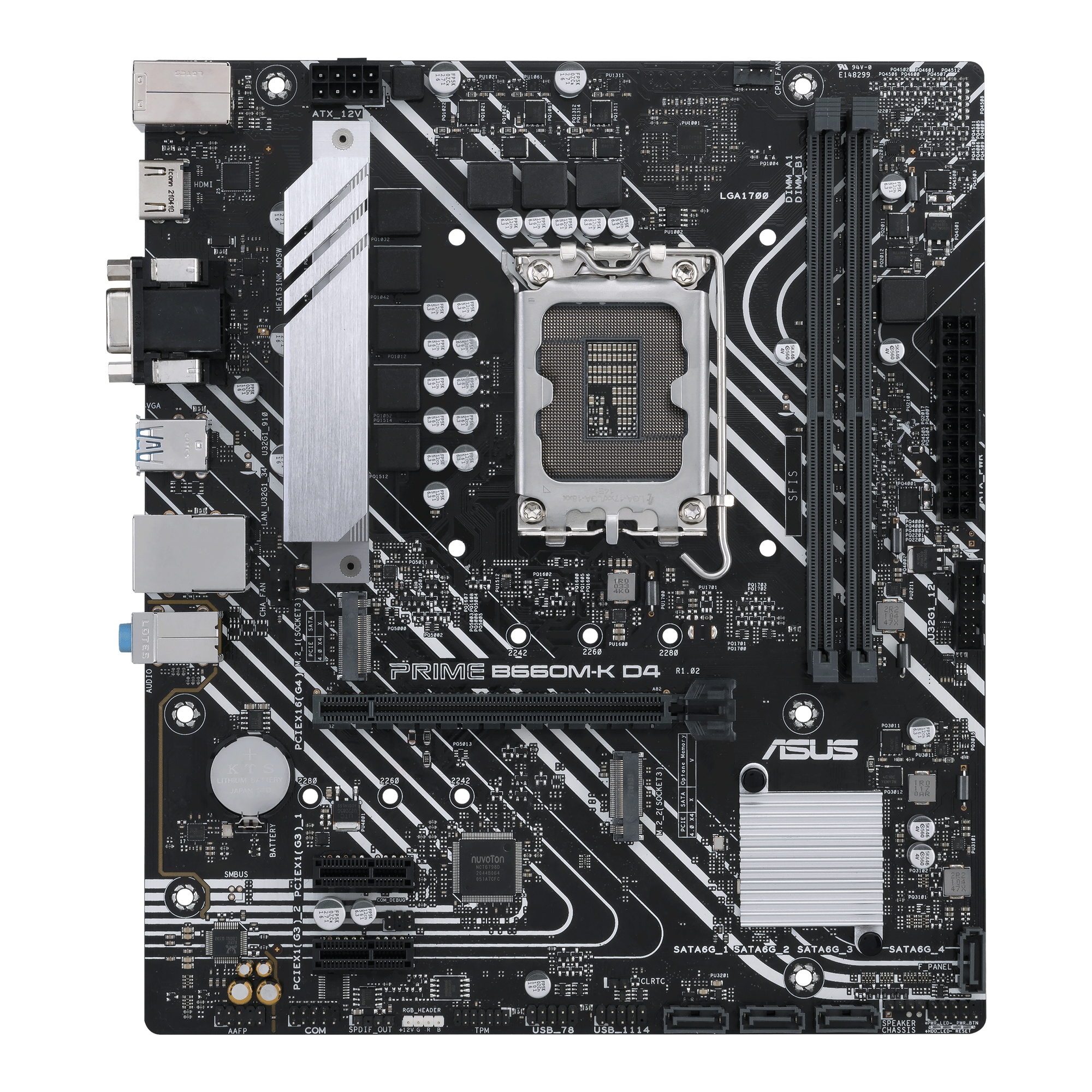 ASUS PRIME B660M-K D4 Gaming Mainboard Sockel Intel LGA 1700 thumbnail 5