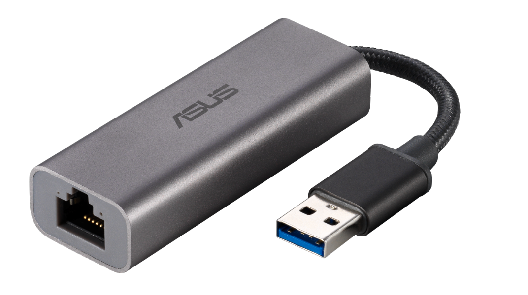 ASUS USB-C2500 2.5G USB Dongle (2,5 Gbit/s, Plug & Play, USB 3.0, design compact) 1