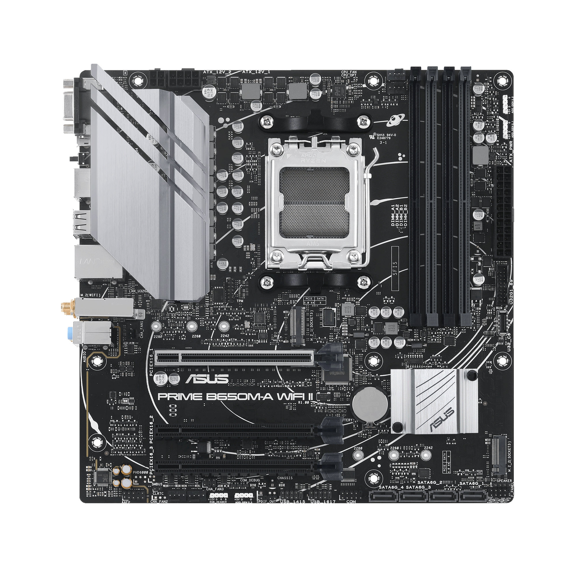 ASUS PRIME B650M-A WIFI II Gaming Mainboard Sockel AMD AM5 thumbnail 3