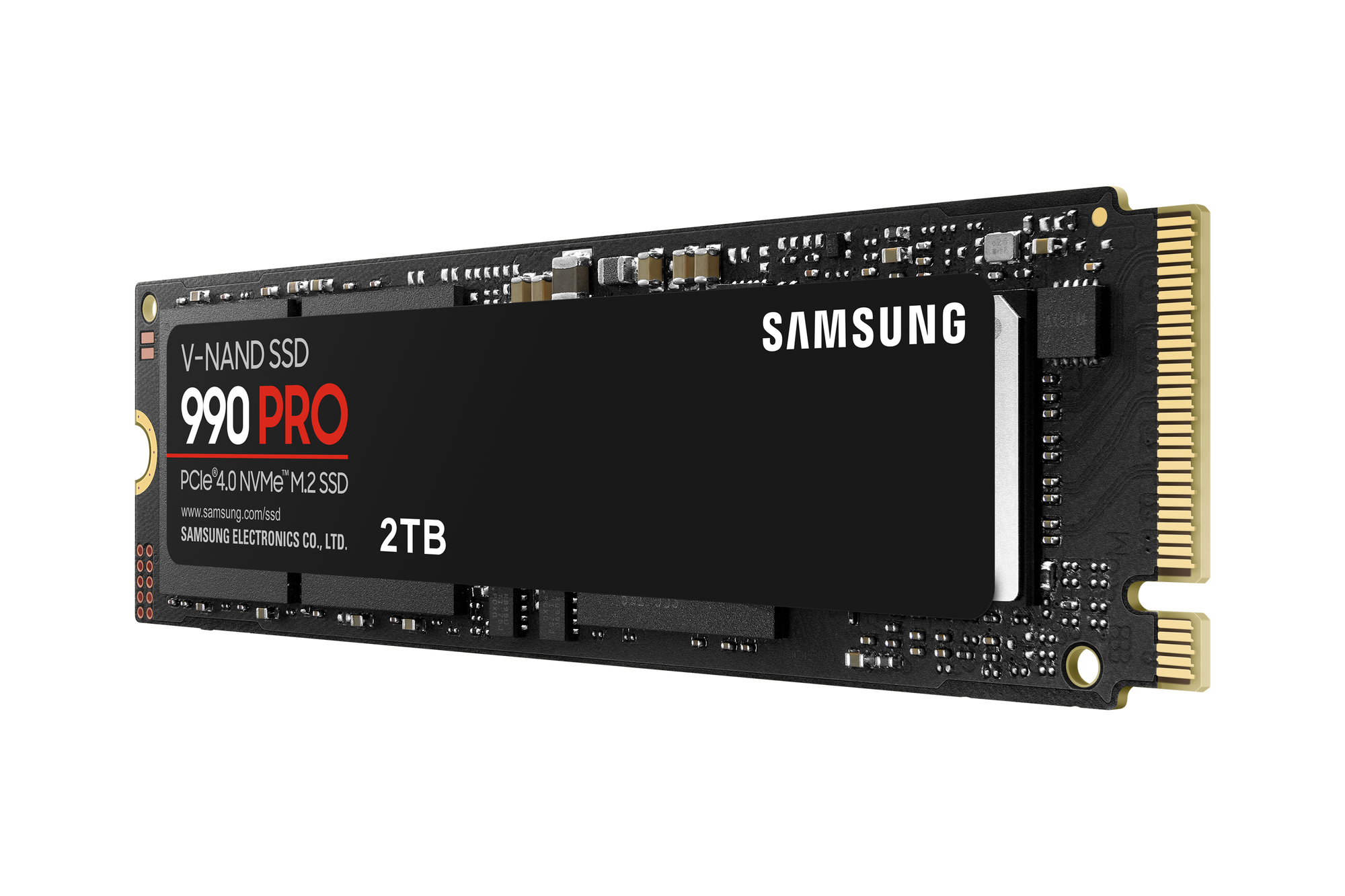 Samsung 990 PRO 2 TB PCIe 4.0 NVMe™ M.2 (2280) Internes Solid State Drive (SSD) (MZ-V9P2T0BW)
 2
