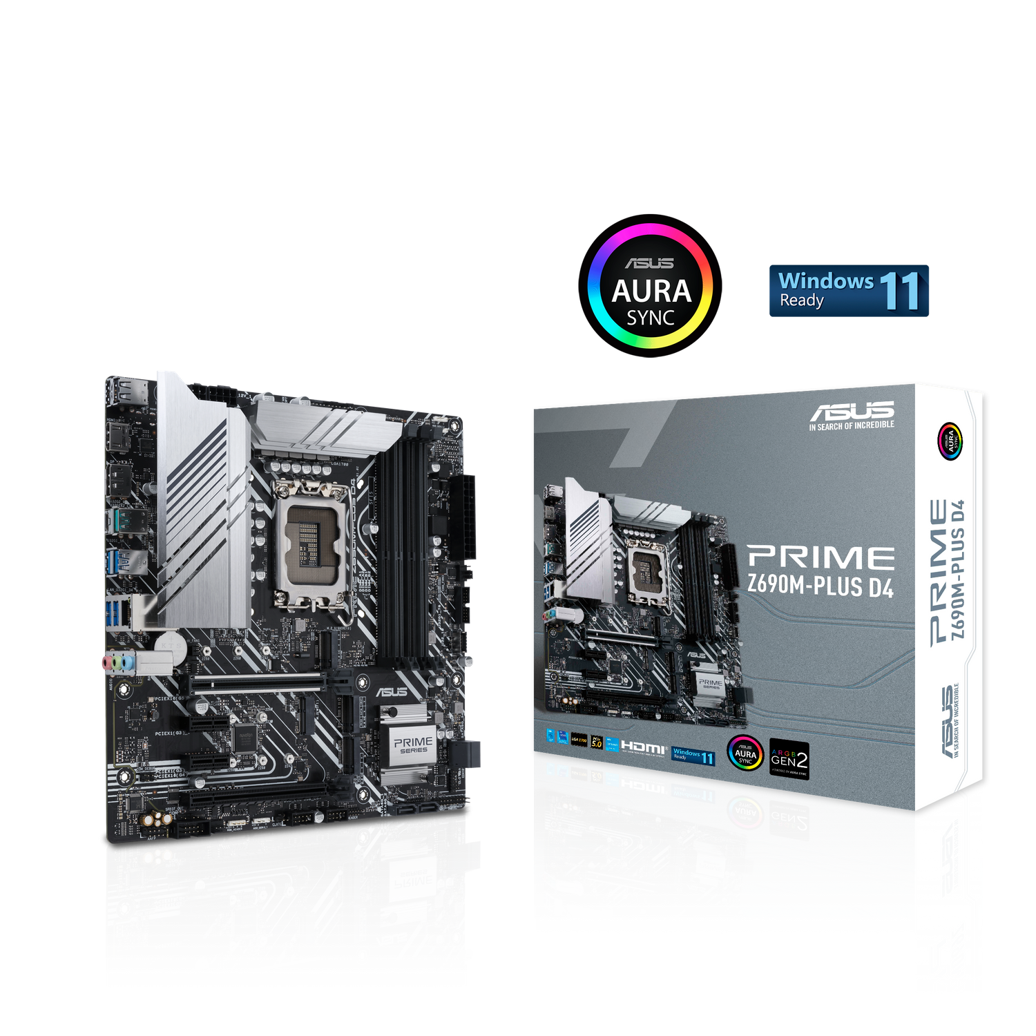 ASUS Prime Z690M-PLUS D4 Gaming Mainboard Intel Sockel LGA 1700
