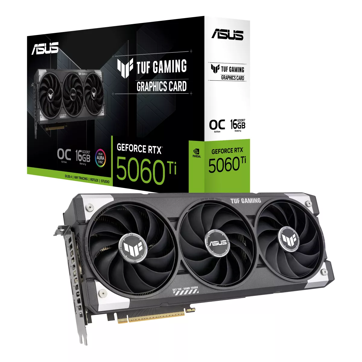 ASUS TUF Gaming GeForce RTX 5060 Ti OC Edition 16GB GDDR7 Gaming Grafikkarte