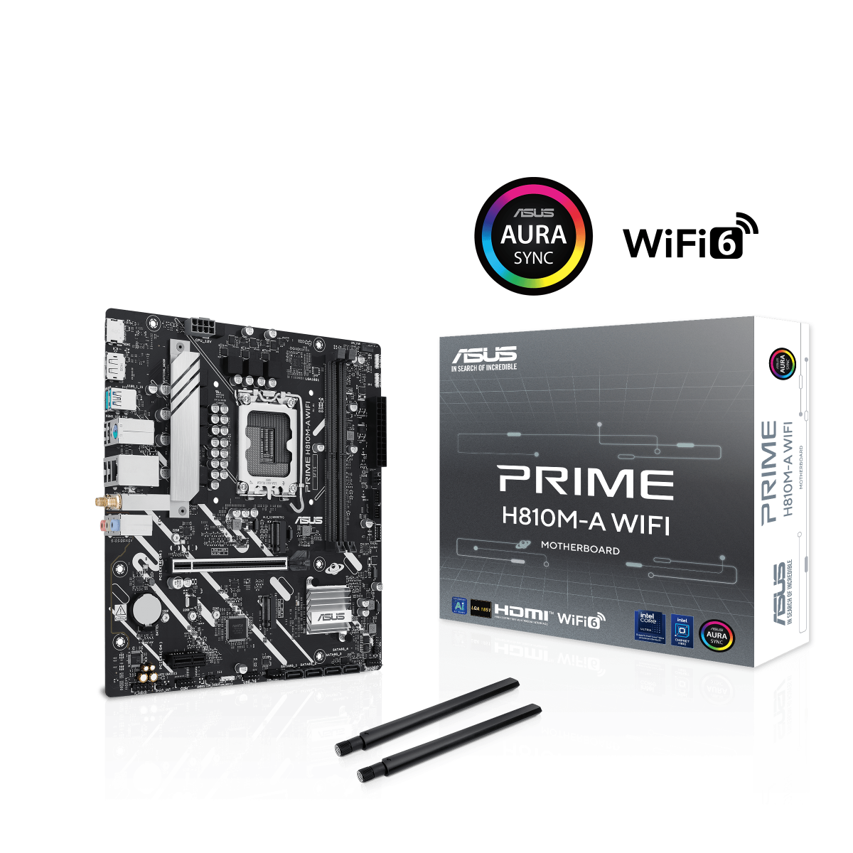 ASUS PRIME H810M-A WIFI Gaming Mainboard Sockel Intel LGA 1851 