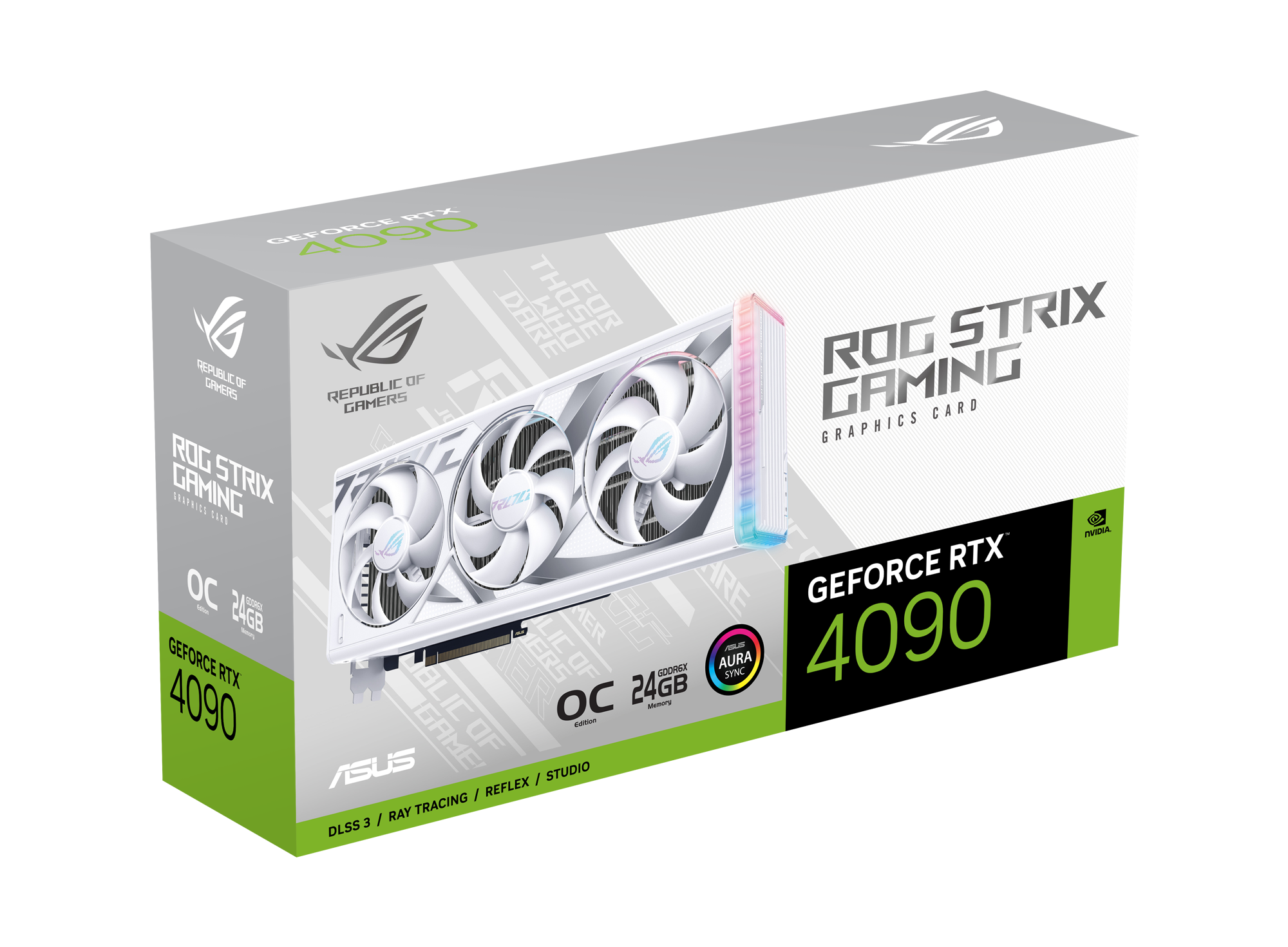 ROG STRIX GeForce RTX 4090 24GB White OC Edition Carte graphique de jeu 2