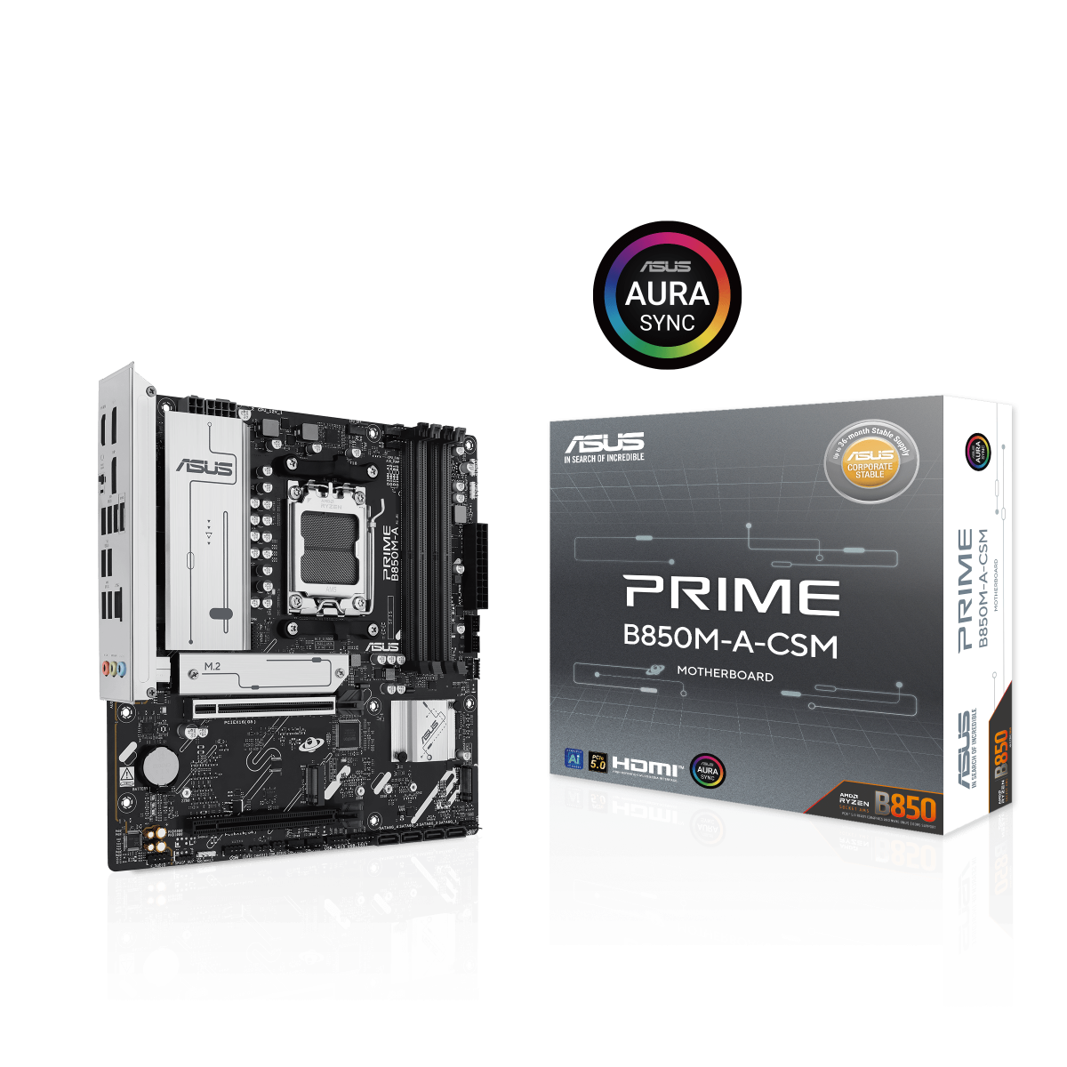 ASUS PRIME B850M-A-CSM Mainboard Sockel AMD AM5 1
