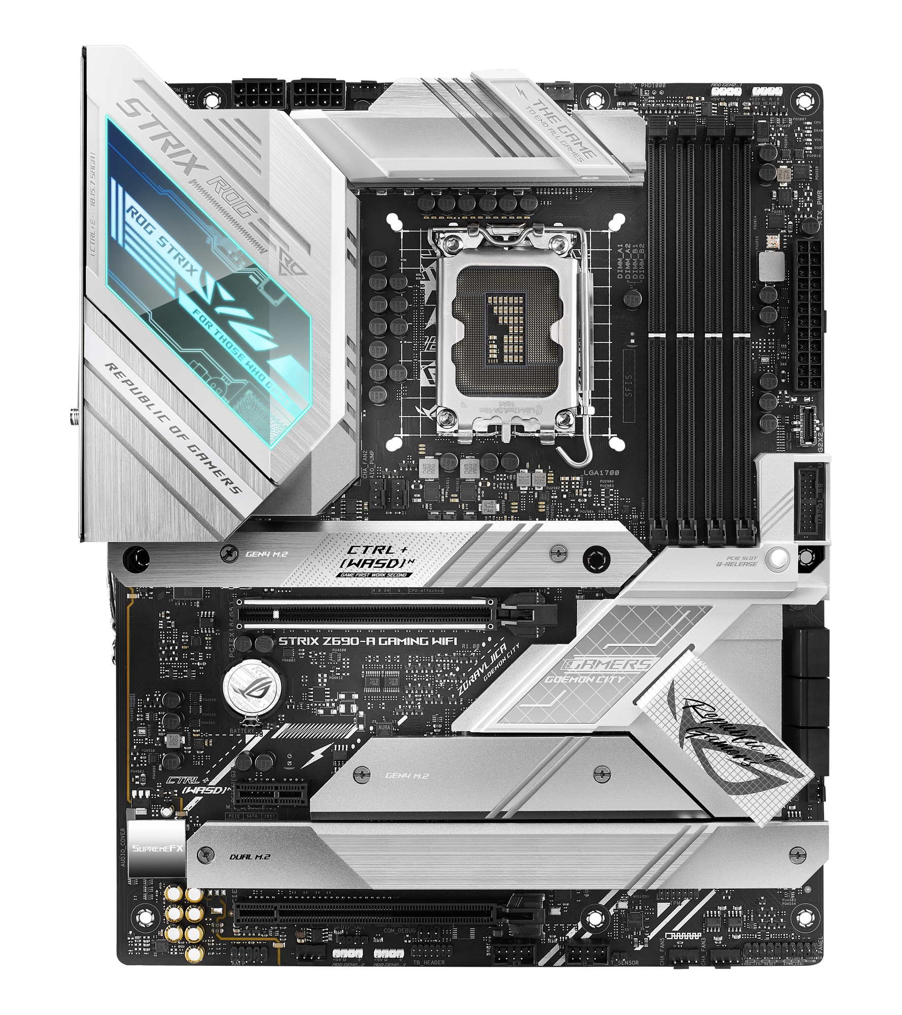ASUS ROG STRIX Z690-A GAMING WIFI Mainboard Sockel Intel LGA 1700 thumbnail 3