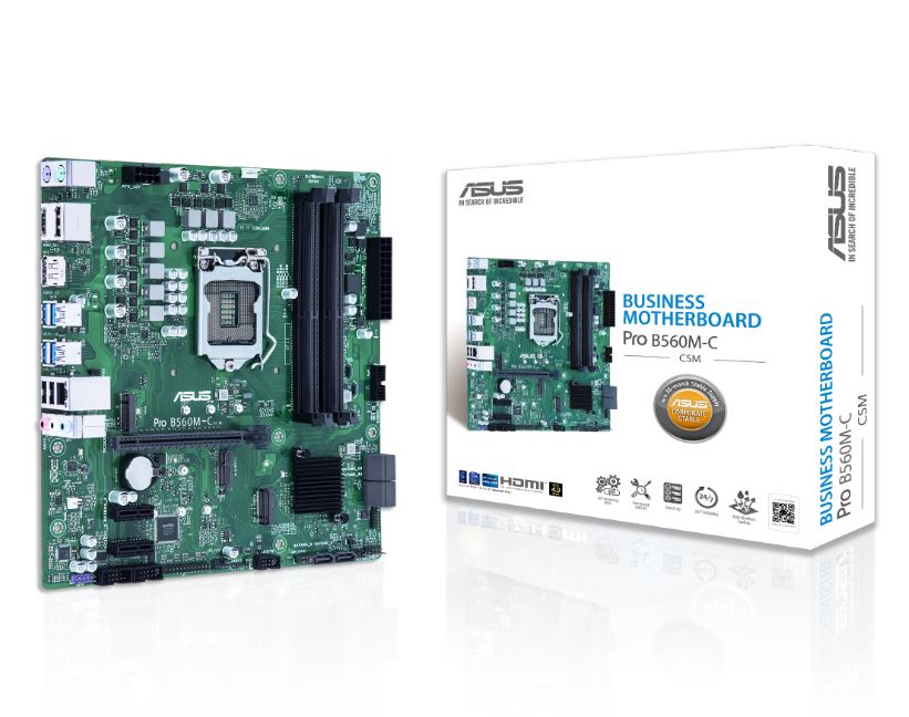 ASUS Pro B560M-C/CSM Business Mainboard Sockel Intel LGA 1200 