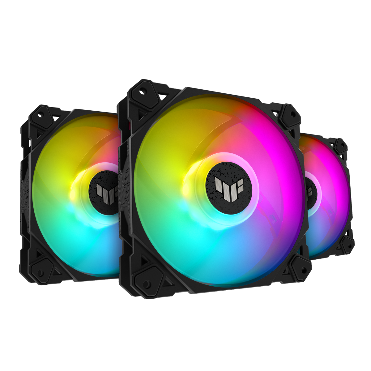 TUF Gaming TF120 ARGB Fan - Triple Fan Kit with ARGB Controller 1