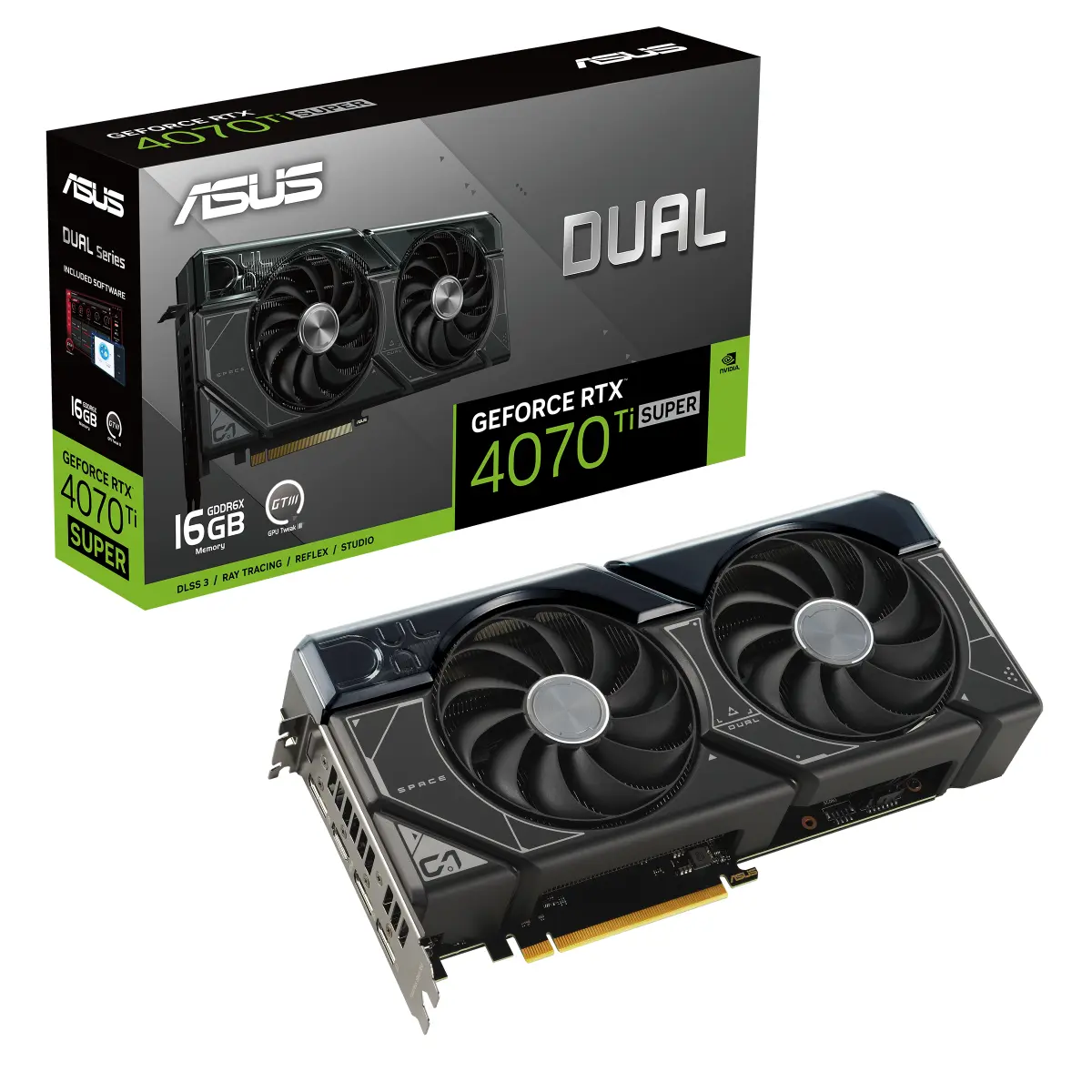 ASUS Dual GeForce RTX 4070 Ti SUPER 16GB GDDR6X Gaming Grafikkarte 1