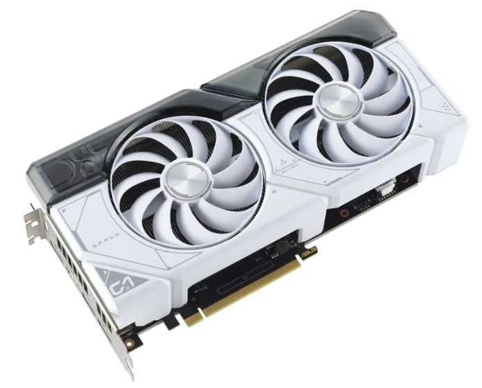 ASUS Dual GeForce RTX 4070 White Edition 12GB GDDR6X Gaming Graphics Card thumbnail 6