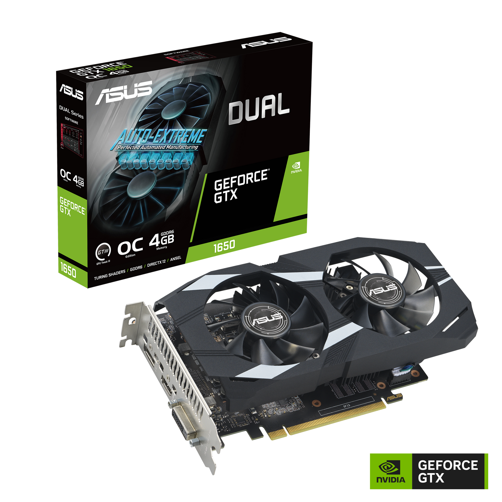 ASUS Dual GeForce GTX 1650 4GB OC Edition GDDR6 Gaming