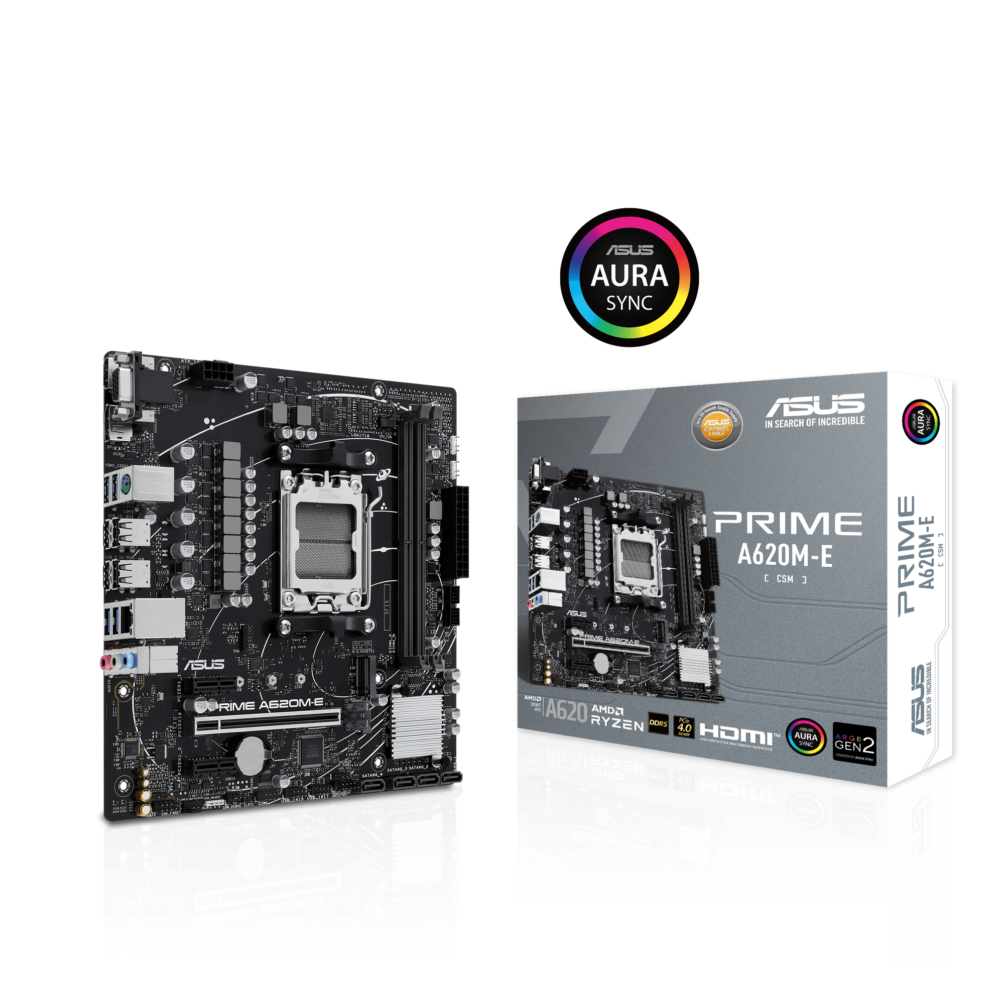 ASUS Prime A620M-E-CSM Mainboard Sockel AMD A620 1