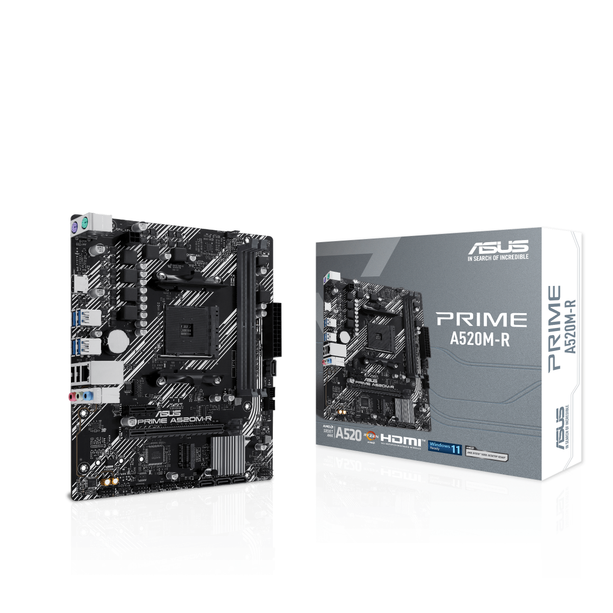 ASUS PRIME A520M-R Gaming Mainboard Sockel AMD Ryzen AM4 