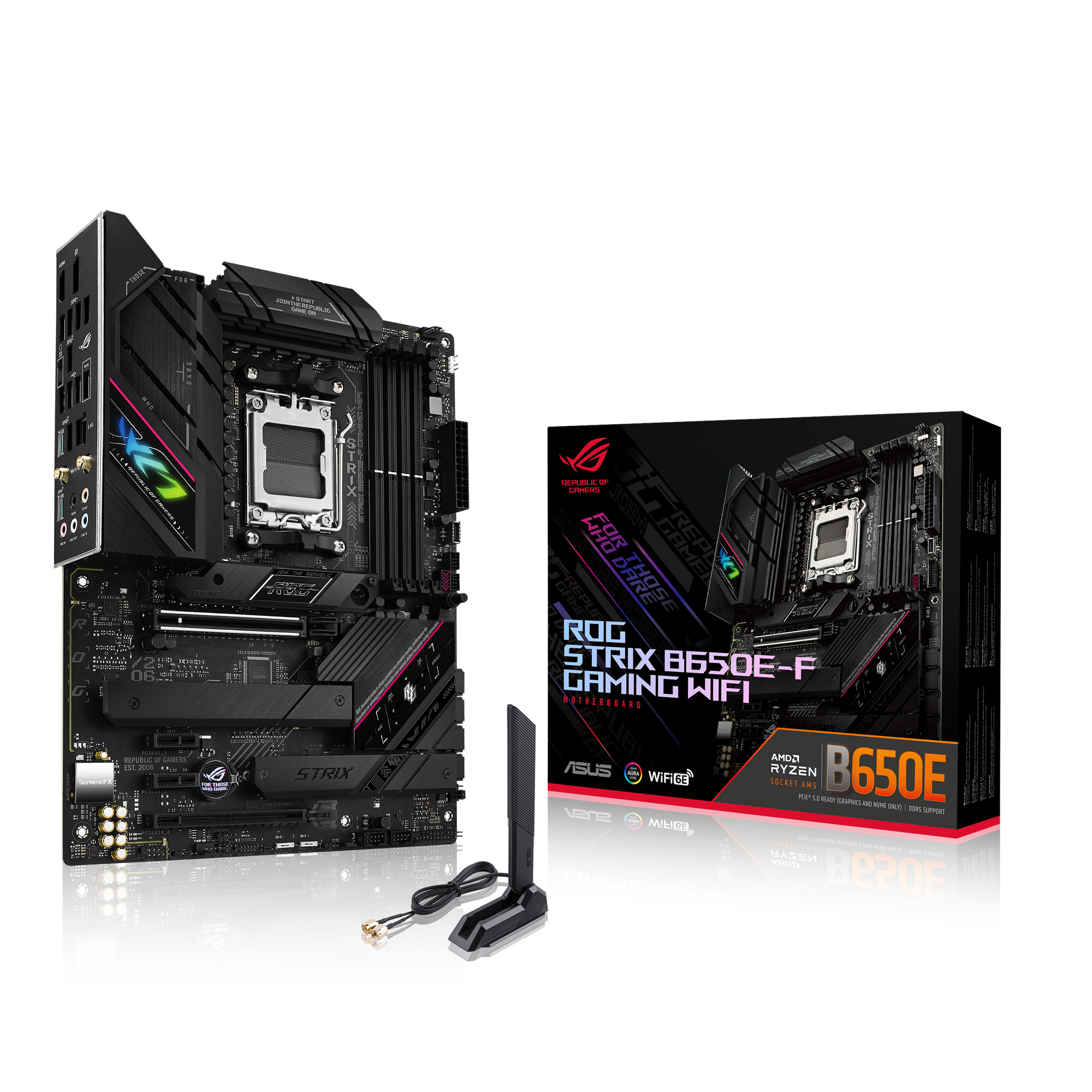 ASUS ROG STRIX B650E-F GAMING WIFI Mainboard Sockel AMD AM5