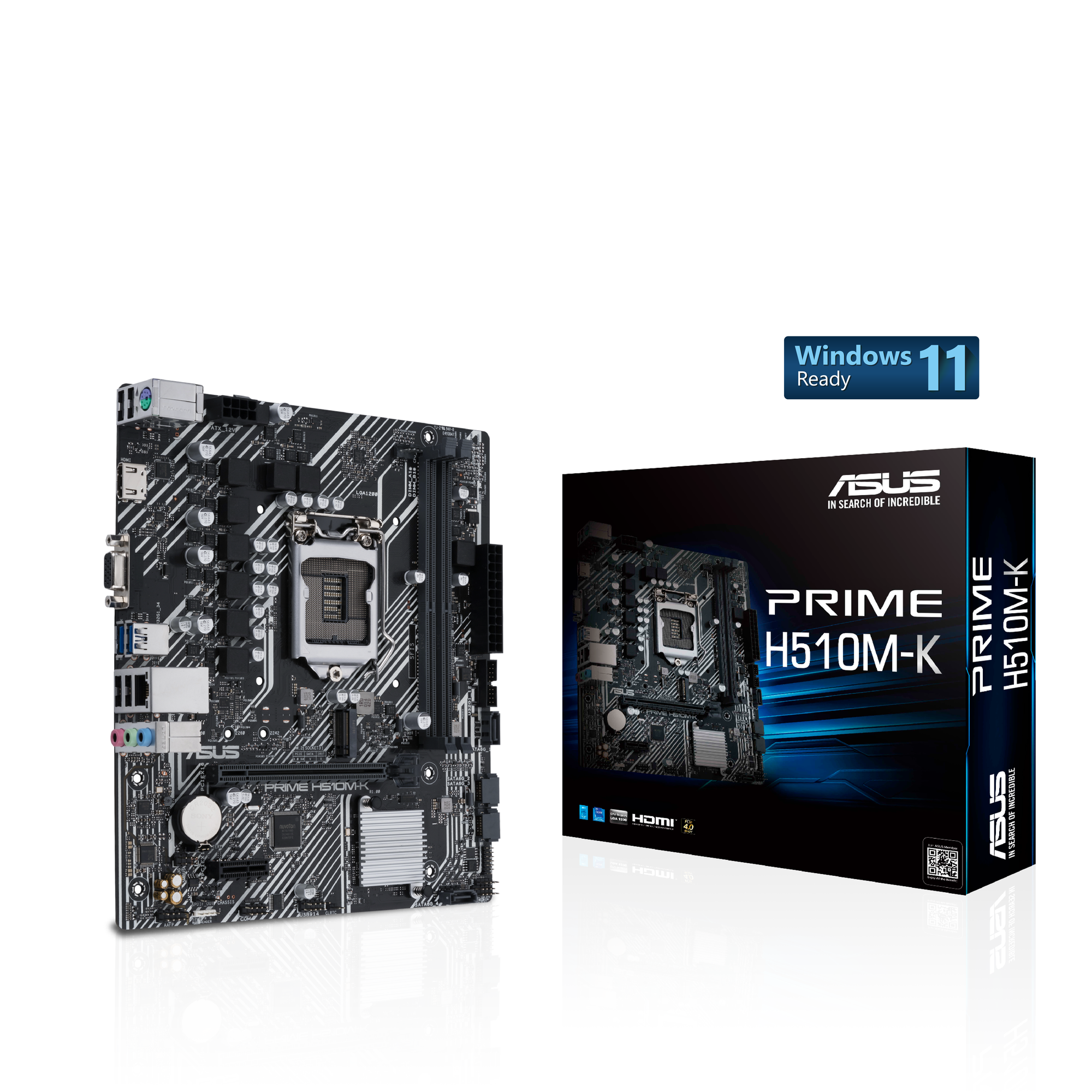ASUS Prime H510M-K Gaming Mainboard Sockel Intel LGA 1200 thumbnail 4