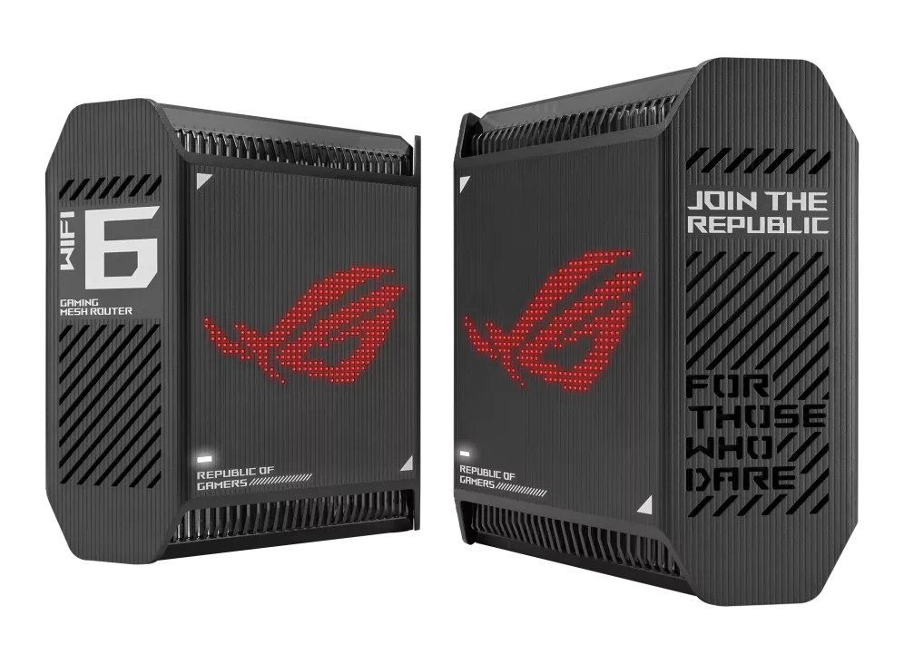 ASUS ROG Rapture GT6 AX10000 Set of 2 Tri-Band Gaming Mesh WiFi System ASUS ROG Rapture GT6 AX10000 Set of 2 Tri-Band Gaming Mesh WiFi System