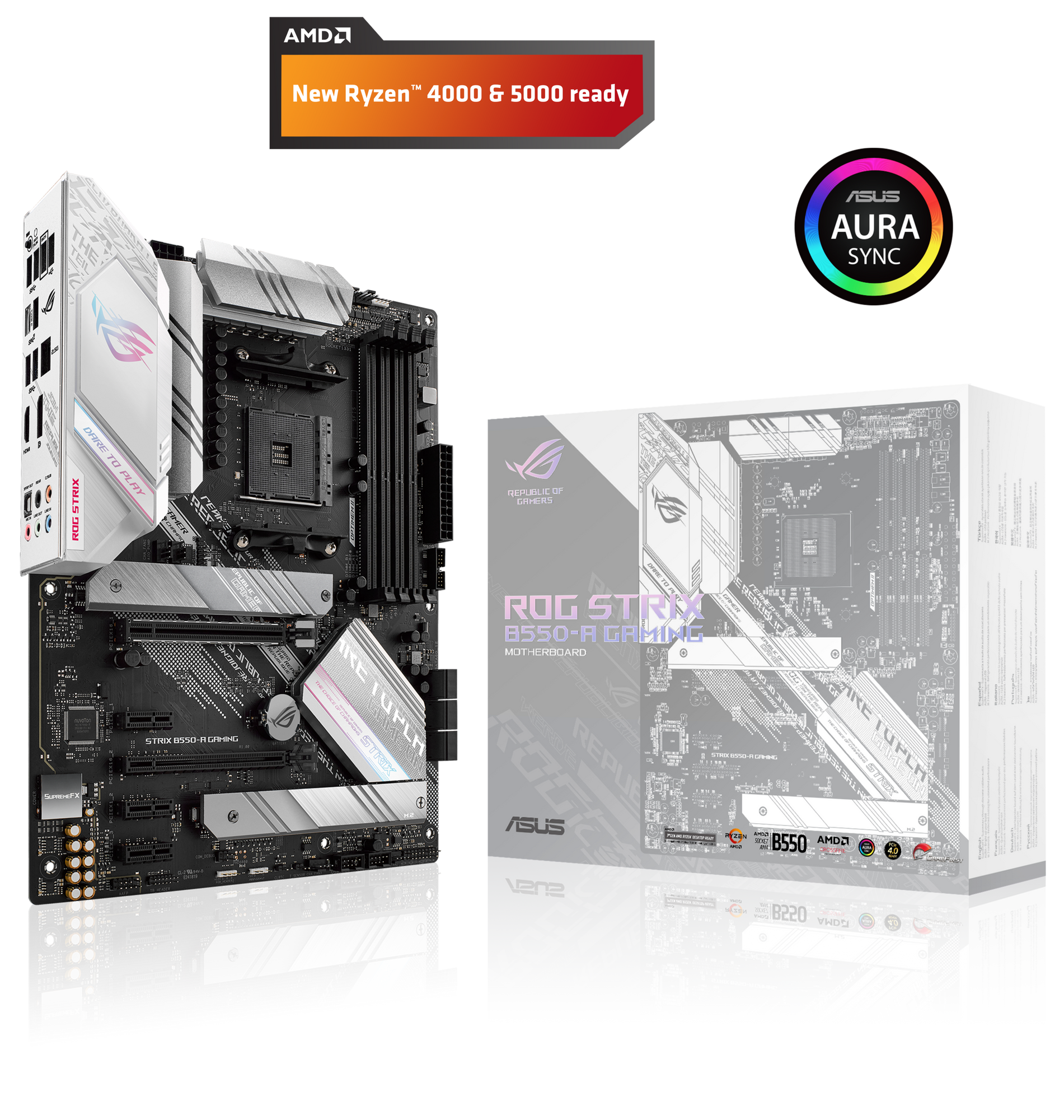ASUS ROG STRIX B550-A GAMING Mainboard Sockel AMD Ryzen AM4 1
