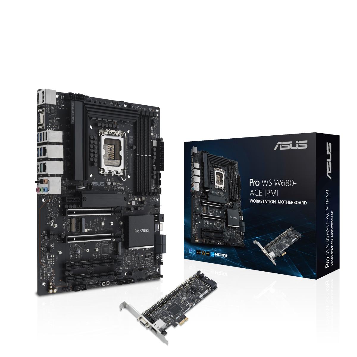 ASUS Pro WS W680-ACE IPMI Workstation Mainboard Sockel Intel LGA 1700 thumbnail 5