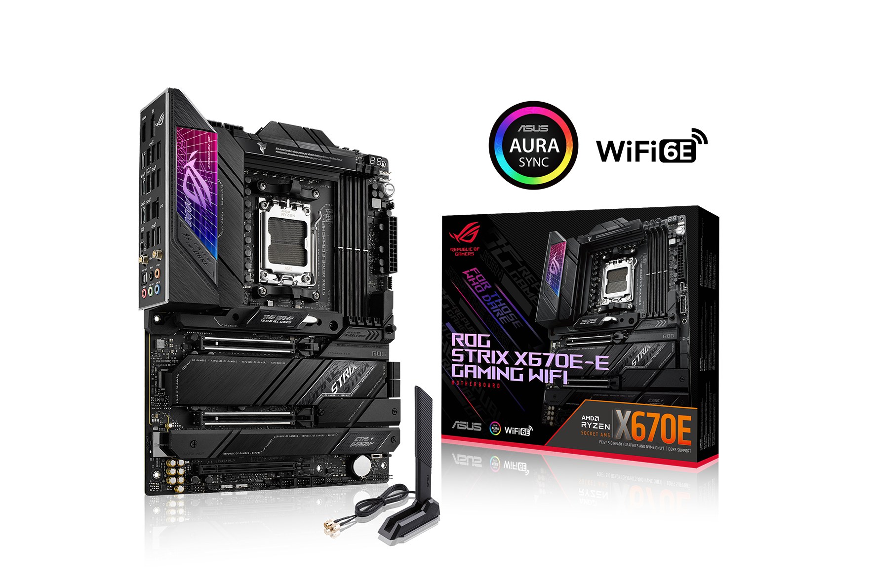 ASUS ROG STRIX X670E-E GAMING WIFI Mainboard Sockel AMD AM5