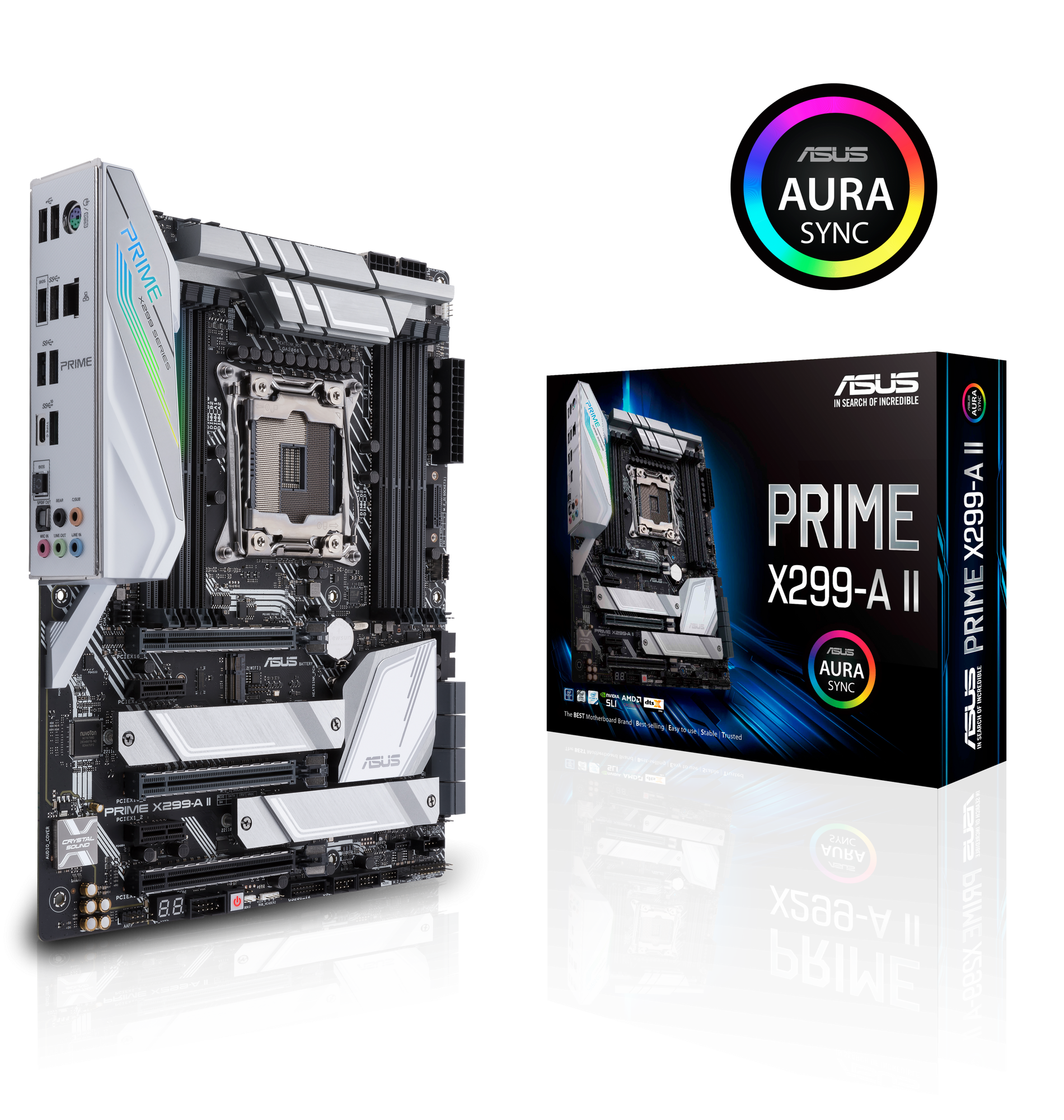 ASUS Prime X299-A II Gaming Mainboard Sockel Intel LGA2066 1