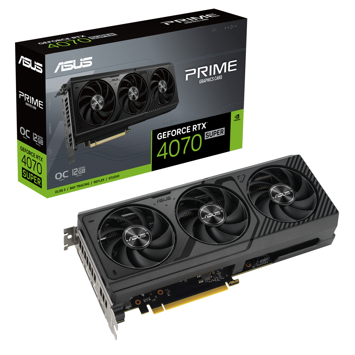 ASUS Prime GeForce RTX 4070 SUPER OC Edition 12GB GDDR6X
