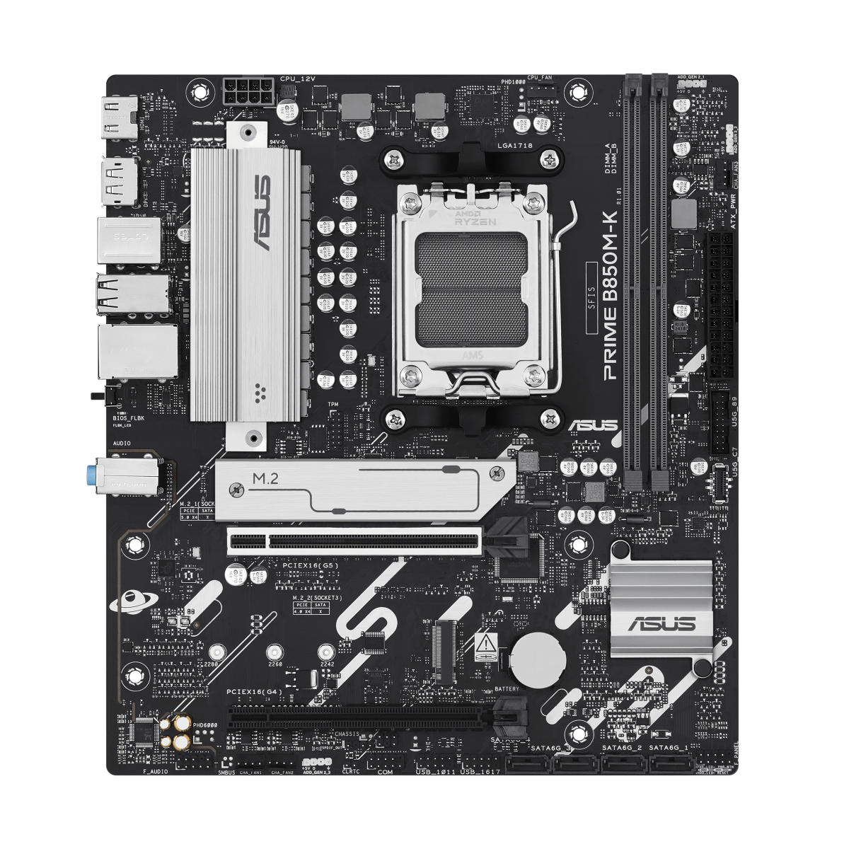 ASUS PRIME B850M-K Gaming Mainboard Sockel AMD AM5 thumbnail 3
