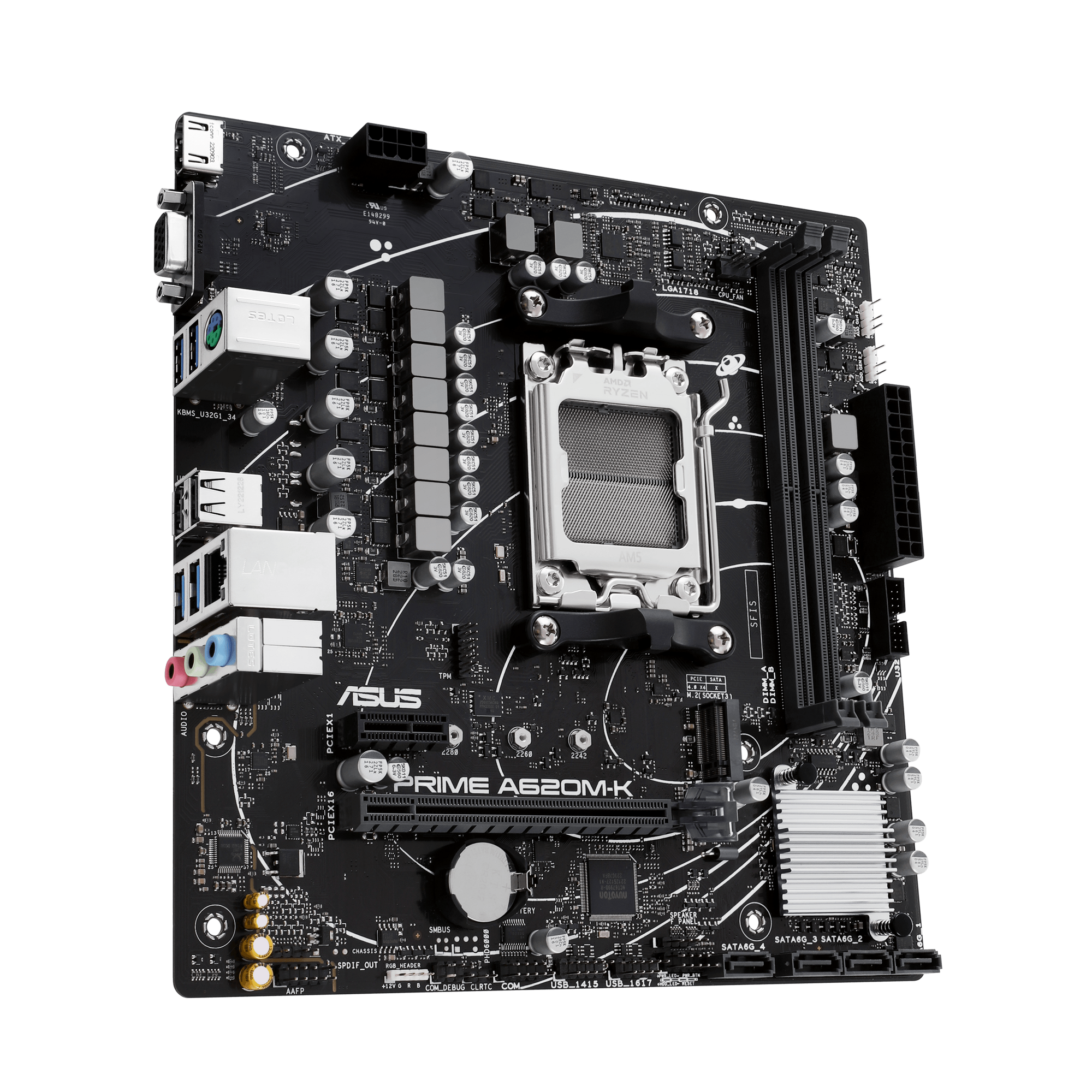 ASUS Prime A620M-K Mainboard Sockel AMD A620 2