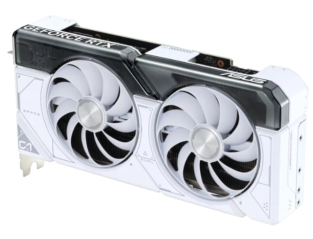 ASUS Dual GeForce RTX 4070 White Edition 12GB GDDR6X Gaming Graphics Card thumbnail 4