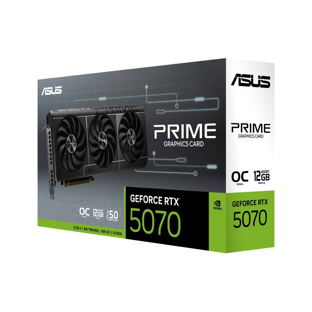 ASUS PRIME GeForce RTX 5070 12GB GDDR7 OC Edition Gaming Grafikkarte thumbnail 3