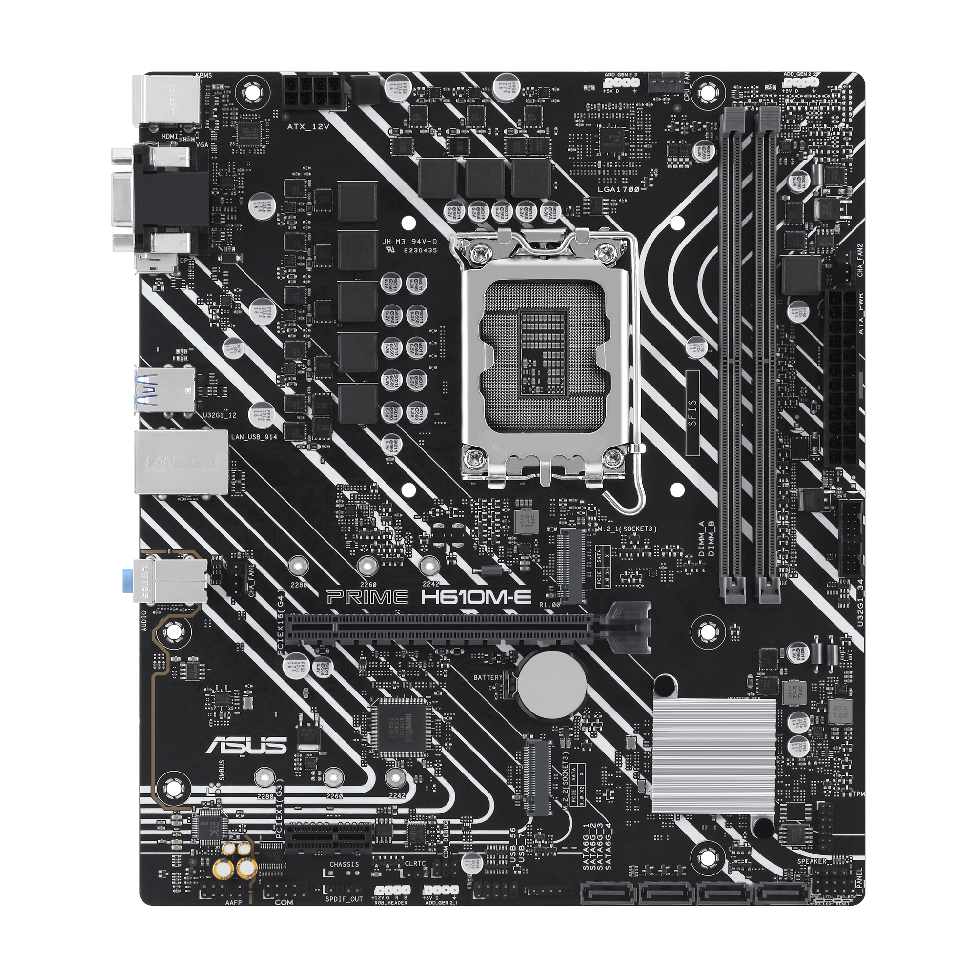 ASUS PRIME H610M-E-CSM Mainboard Sockel Intel LGA 1700 2