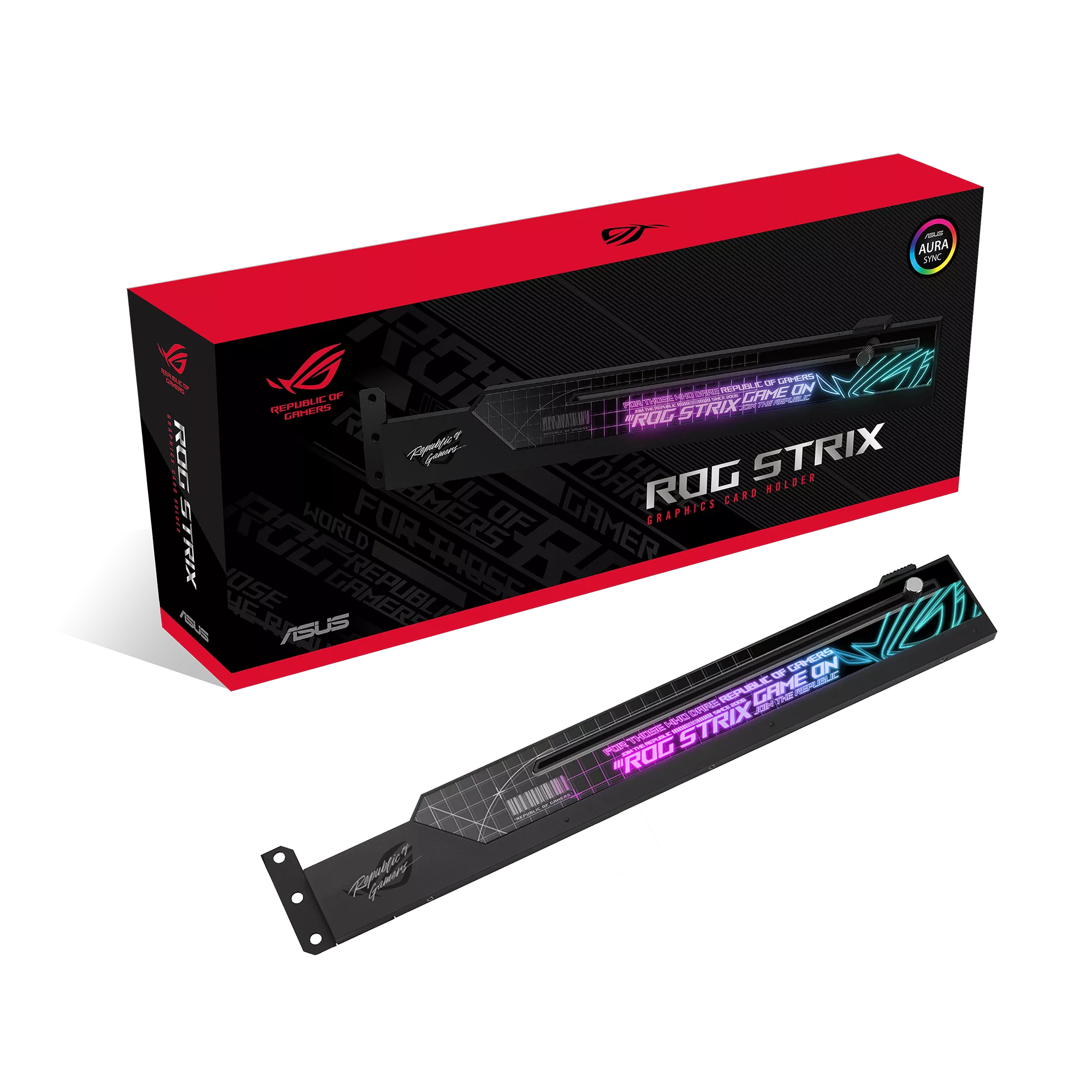 ASUS ROG Strix ARGB Grafikkarten Halterung ASUS ROG Strix ARGB Grafikkarten Halterung