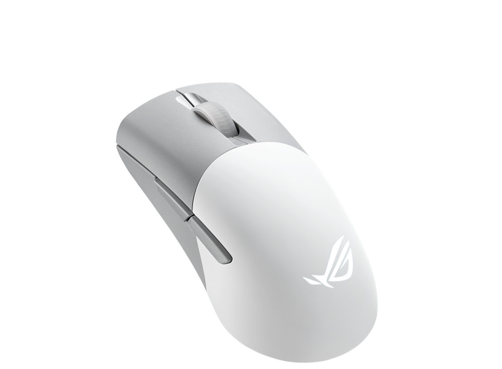 ASUS ROG Keris Wireless AimPoint White RGB Gaming Mouse thumbnail 2