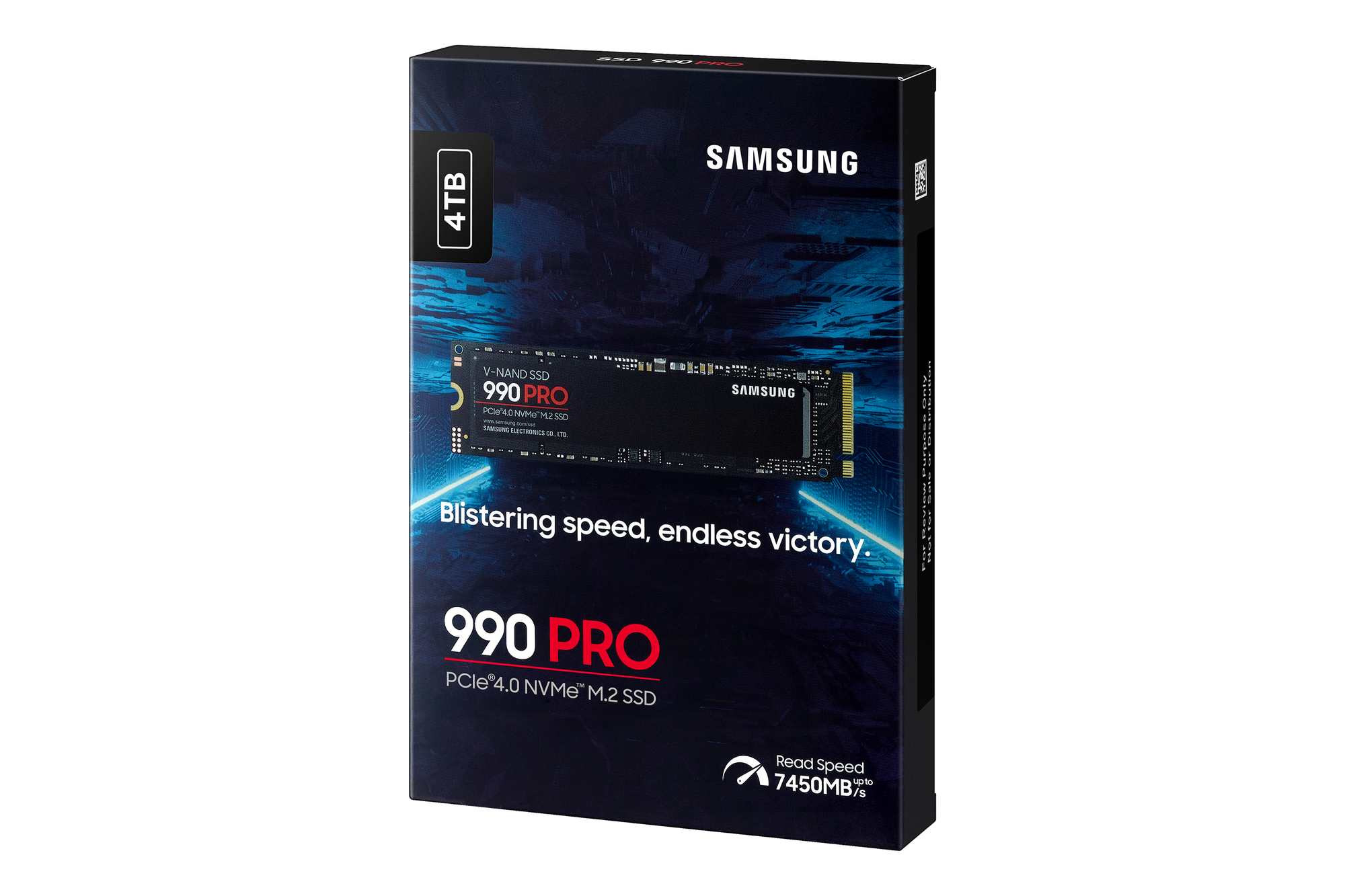 Samsung 990 PRO 4 TB PCIe 4.0 NVMe™ M.2 (2280) Internes Solid State Drive (SSD) (MZ-V9P4T0BW) thumbnail 4
