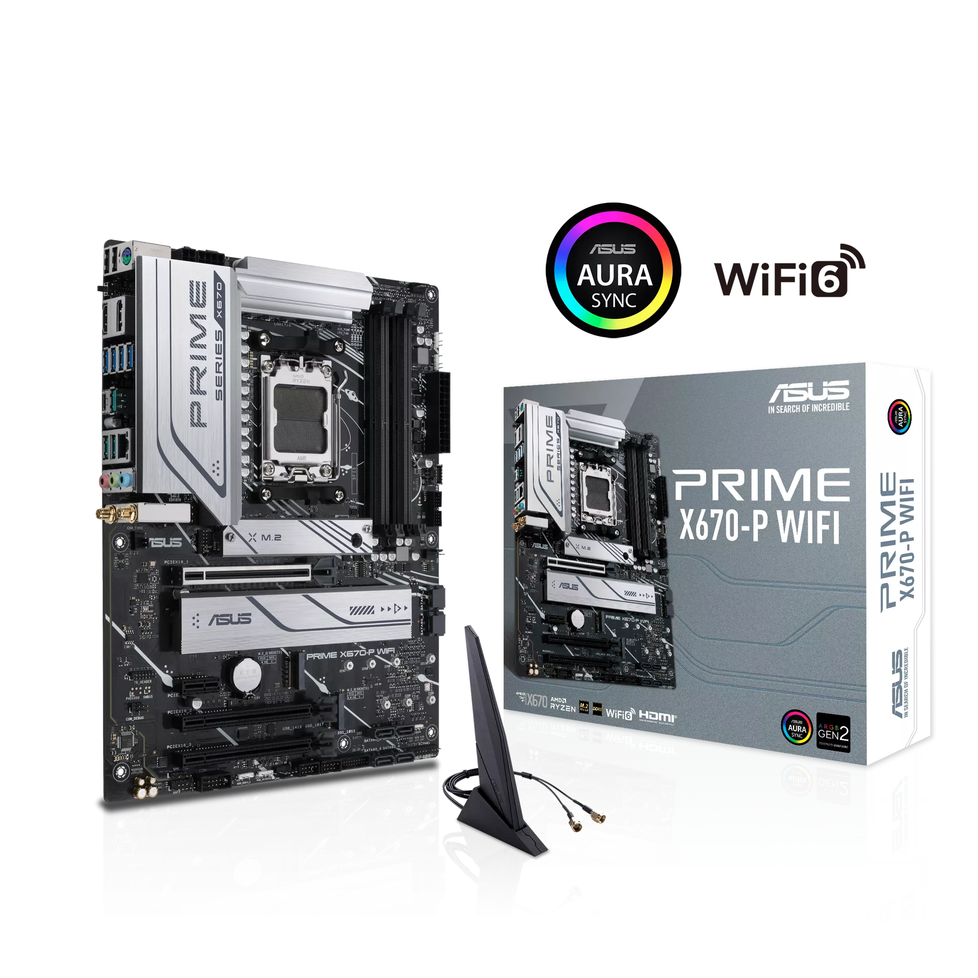 ASUS PRIME X670-P WIFI Gaming Mainboard Sockel AMD AM5