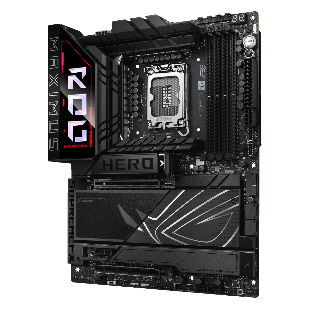 ASUS ROG MAXIMUS Z890 HERO Gaming Mainboard Sockel Intel LGA 1851 thumbnail 3