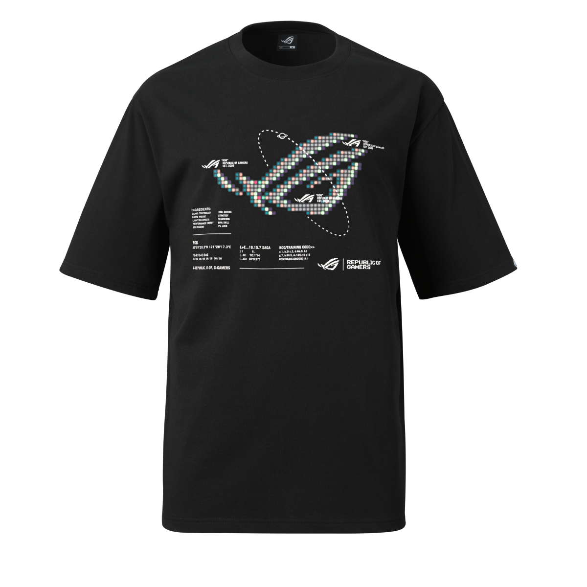 ASUS ROG PixelVerse Gaming T-Shirt Black