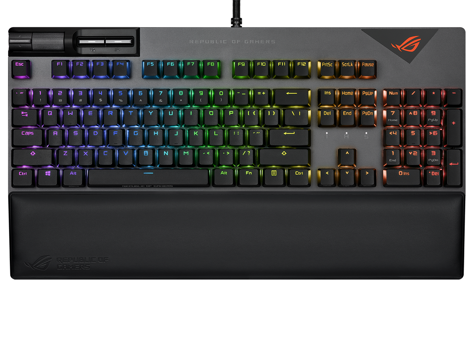ASUS ROG Strix FLARE II PBT Gaming Keyboard (NX Red Switches) 1
